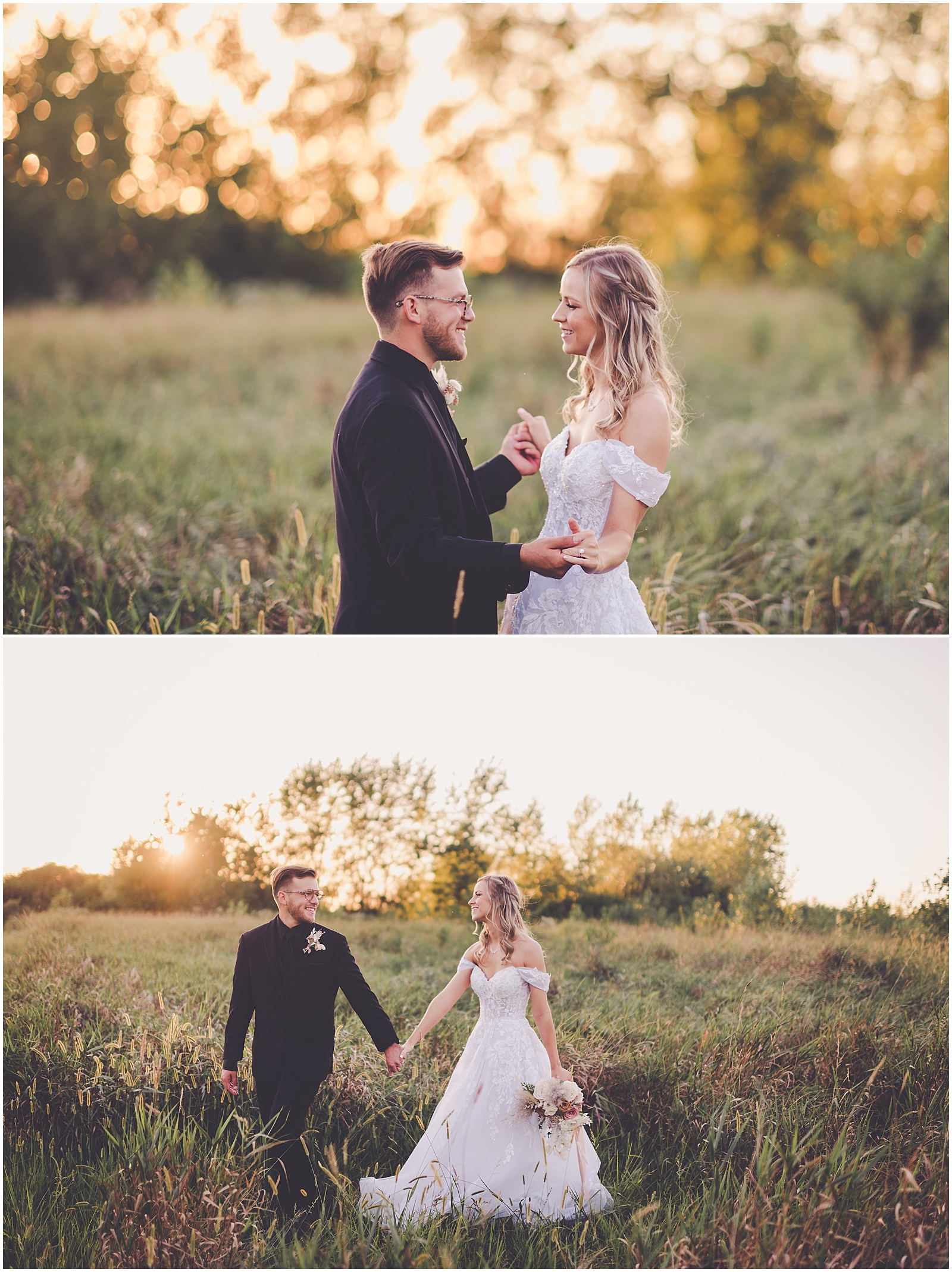 Lauren and Chase's September Willowhaven Nature Center wedding day in Kankakee with Chicagoland wedding photographer Kara Evans Photographer.