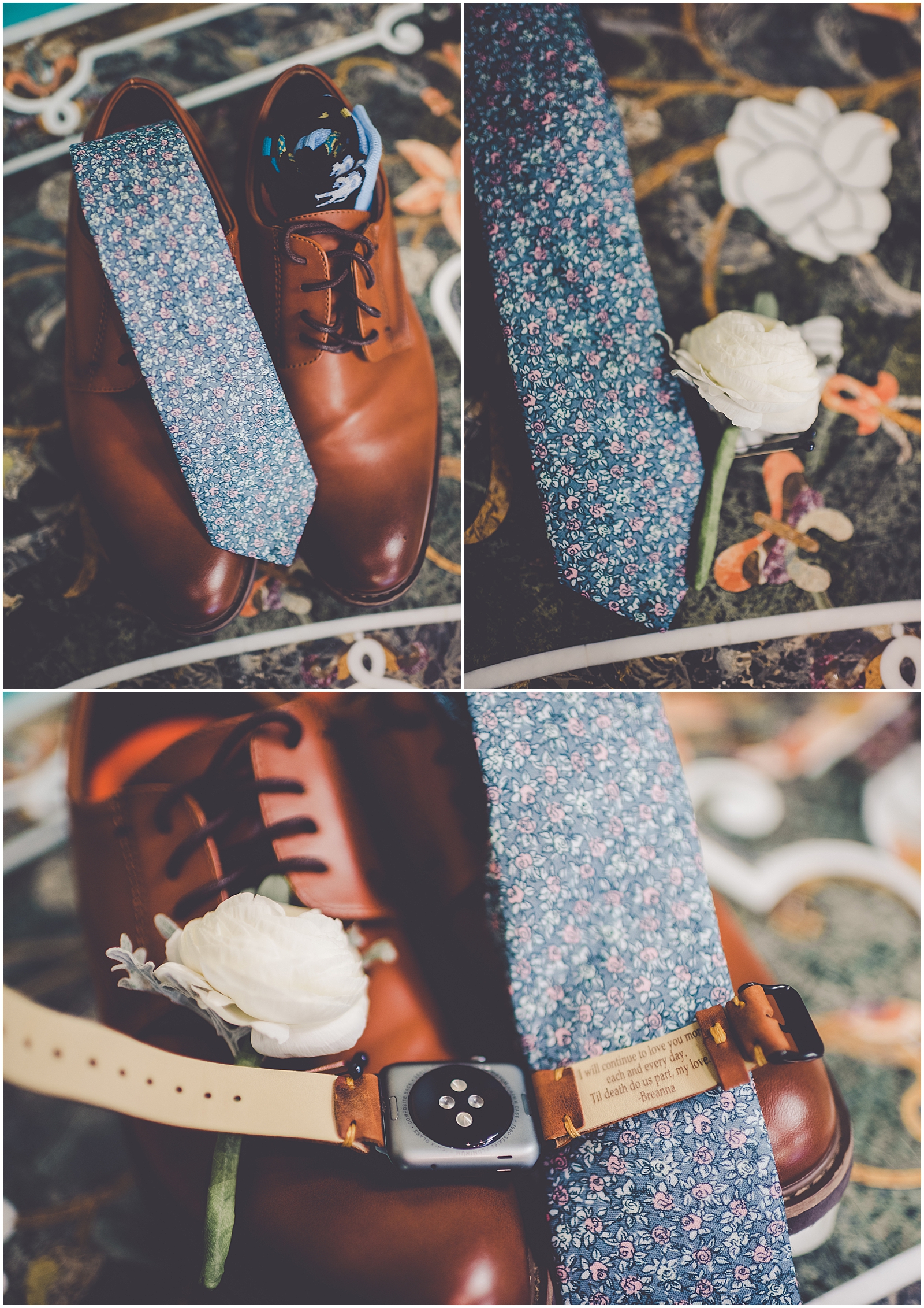 Breanna and Clay's late summer Refinery wedding day in Champaign, IL with Chicagoland wedding photographer Kara Evans Photographer.