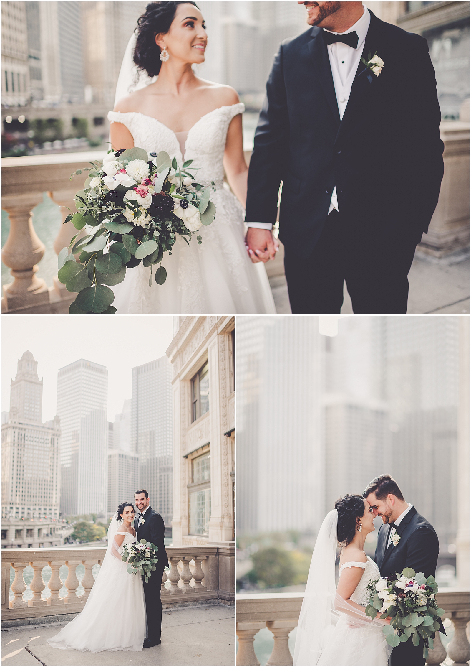 Julie and Paul's timeless & classic October wedding in Chicago, IL with Chicagoland wedding photographer Kara Evans Photographer.