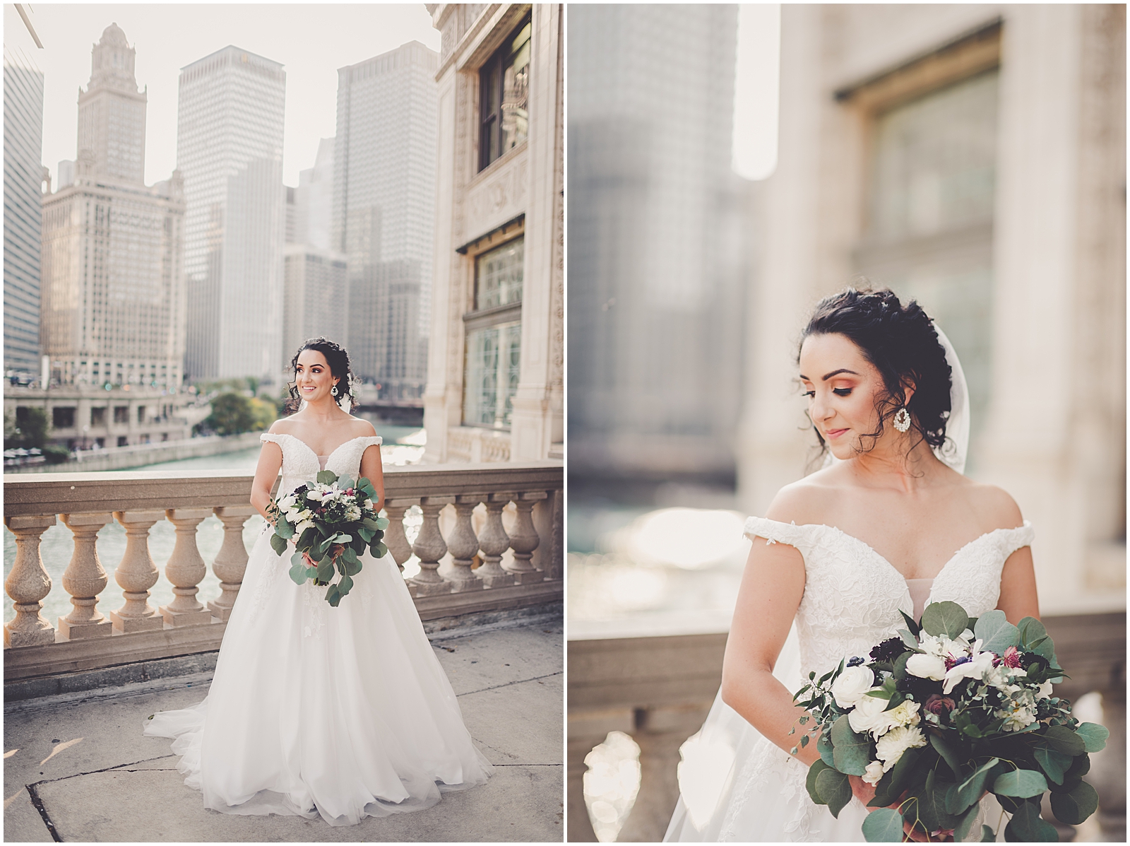 Julie and Paul's timeless & classic October wedding in Chicago, IL with Chicagoland wedding photographer Kara Evans Photographer.