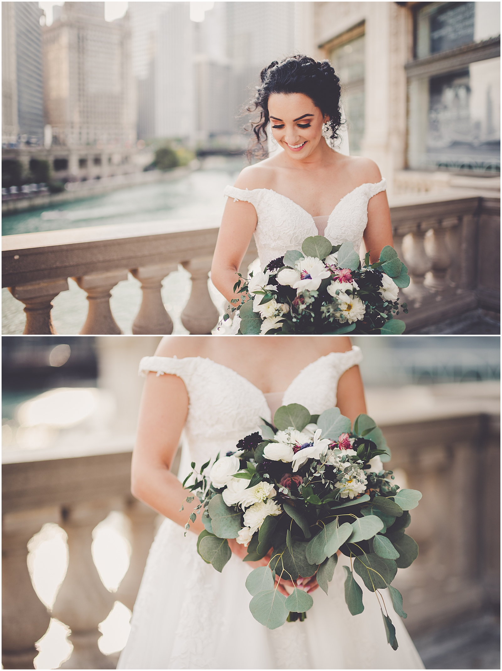 Julie and Paul's timeless & classic October wedding in Chicago, IL with Chicagoland wedding photographer Kara Evans Photographer.