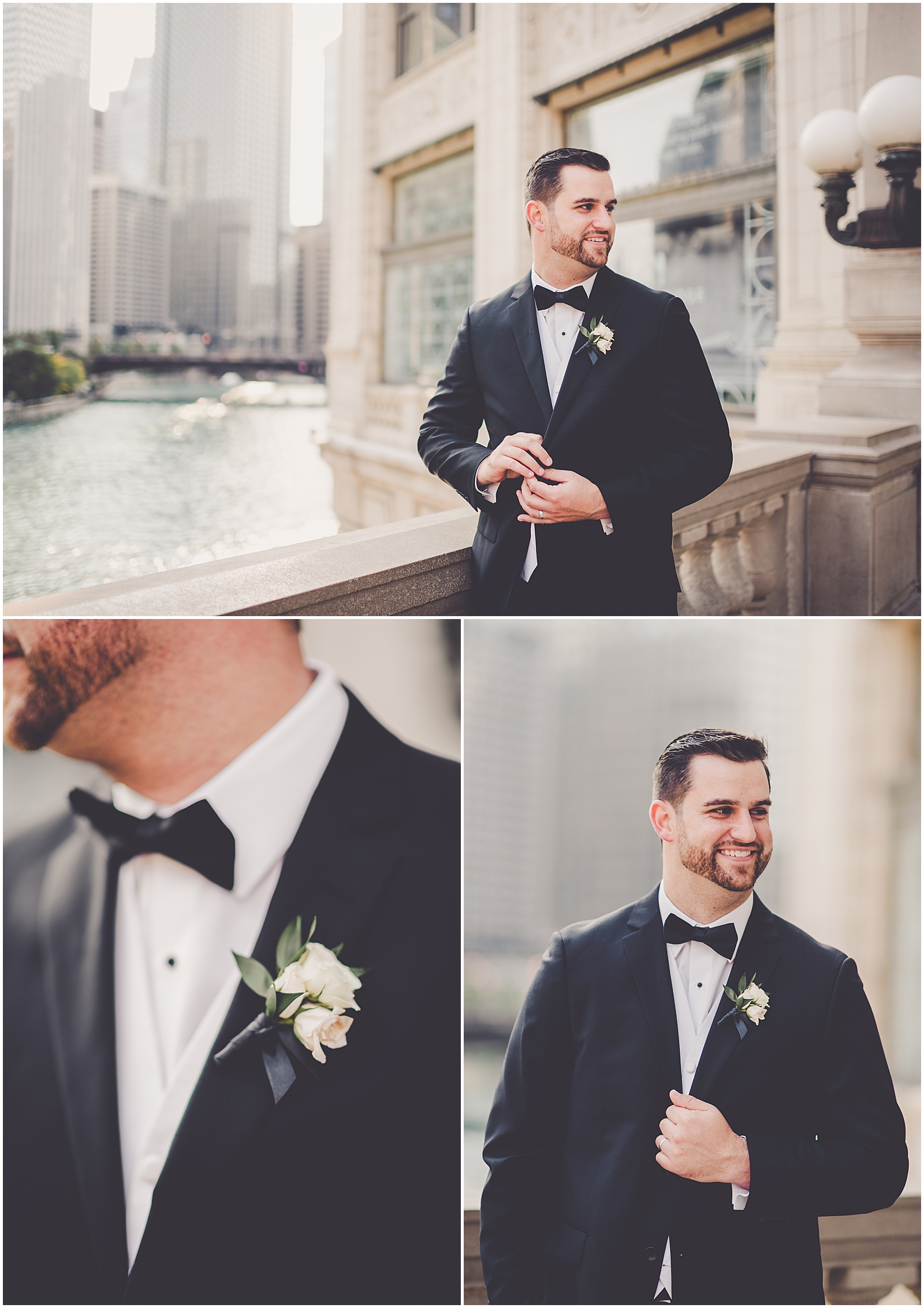 Julie and Paul's timeless & classic October wedding in Chicago, IL with Chicagoland wedding photographer Kara Evans Photographer.