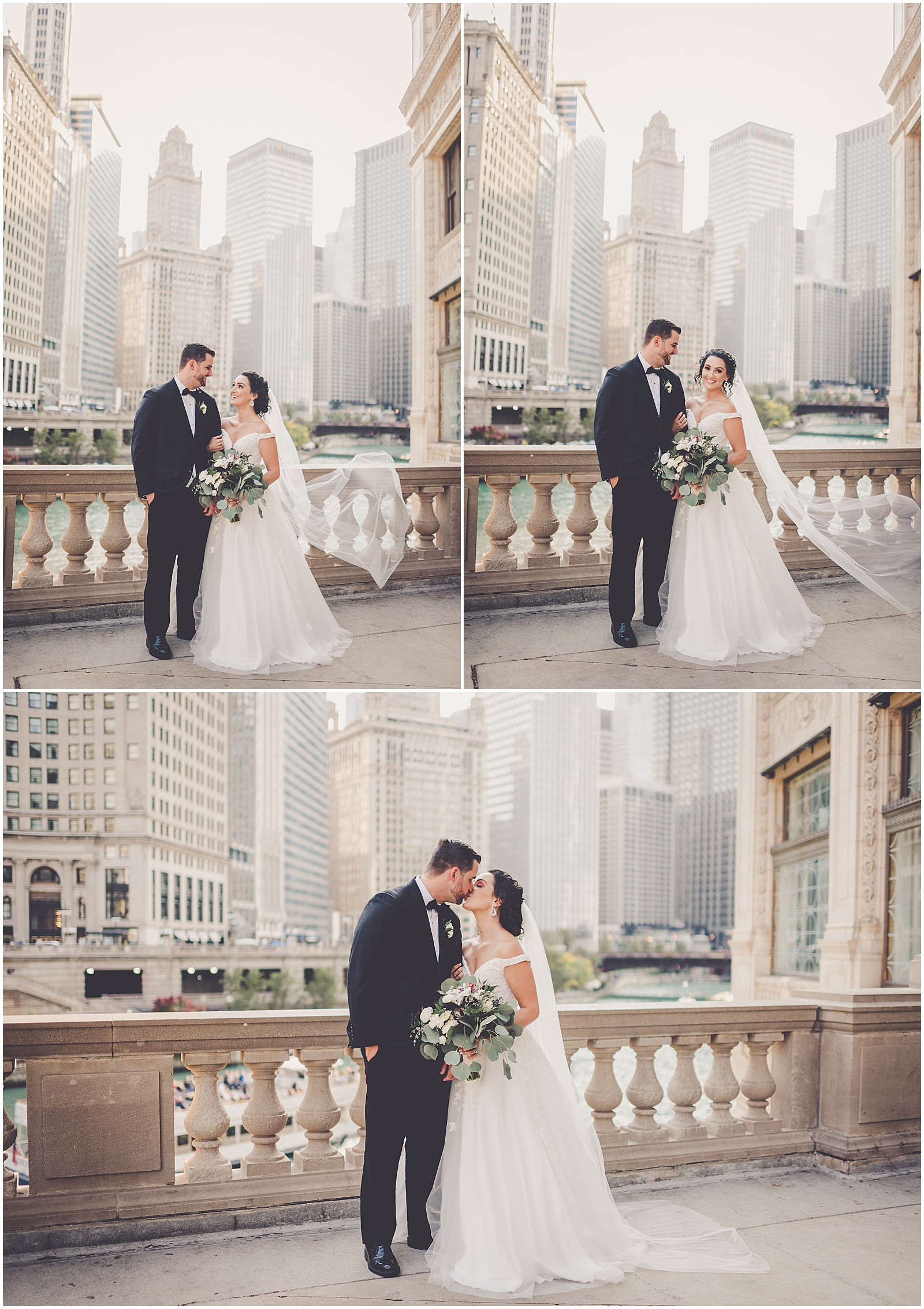 Julie and Paul's timeless & classic October wedding in Chicago, IL with Chicagoland wedding photographer Kara Evans Photographer.