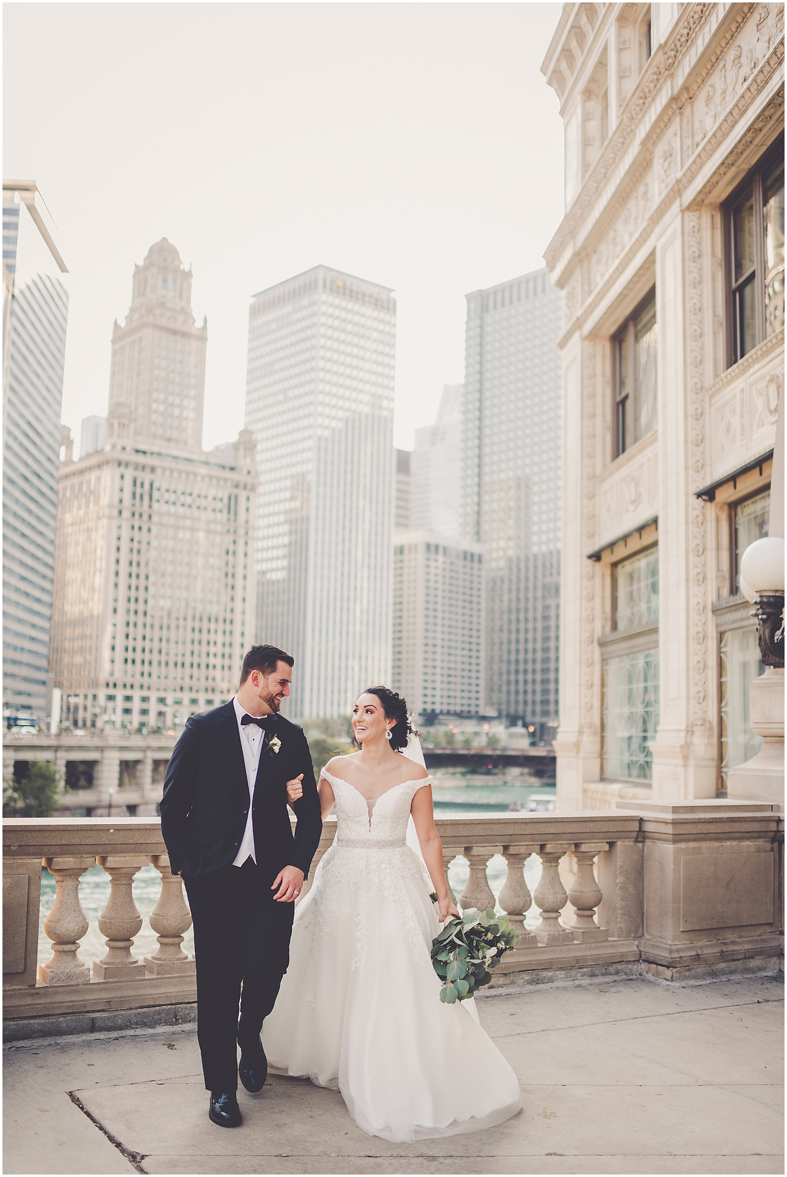 Julie and Paul's timeless & classic October wedding in Chicago, IL with Chicagoland wedding photographer Kara Evans Photographer.