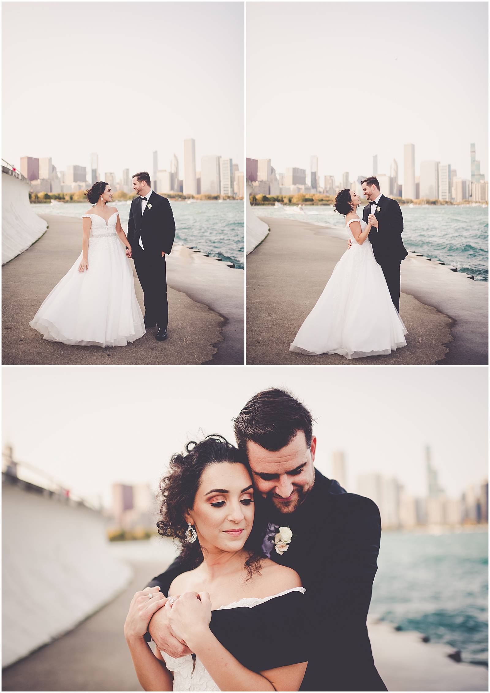 Julie and Paul's timeless & classic October wedding in Chicago, IL with Chicagoland wedding photographer Kara Evans Photographer.