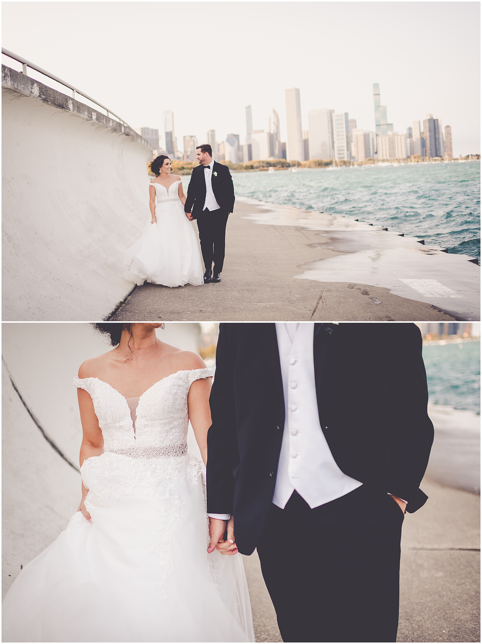 Julie and Paul's timeless & classic October wedding in Chicago, IL with Chicagoland wedding photographer Kara Evans Photographer.