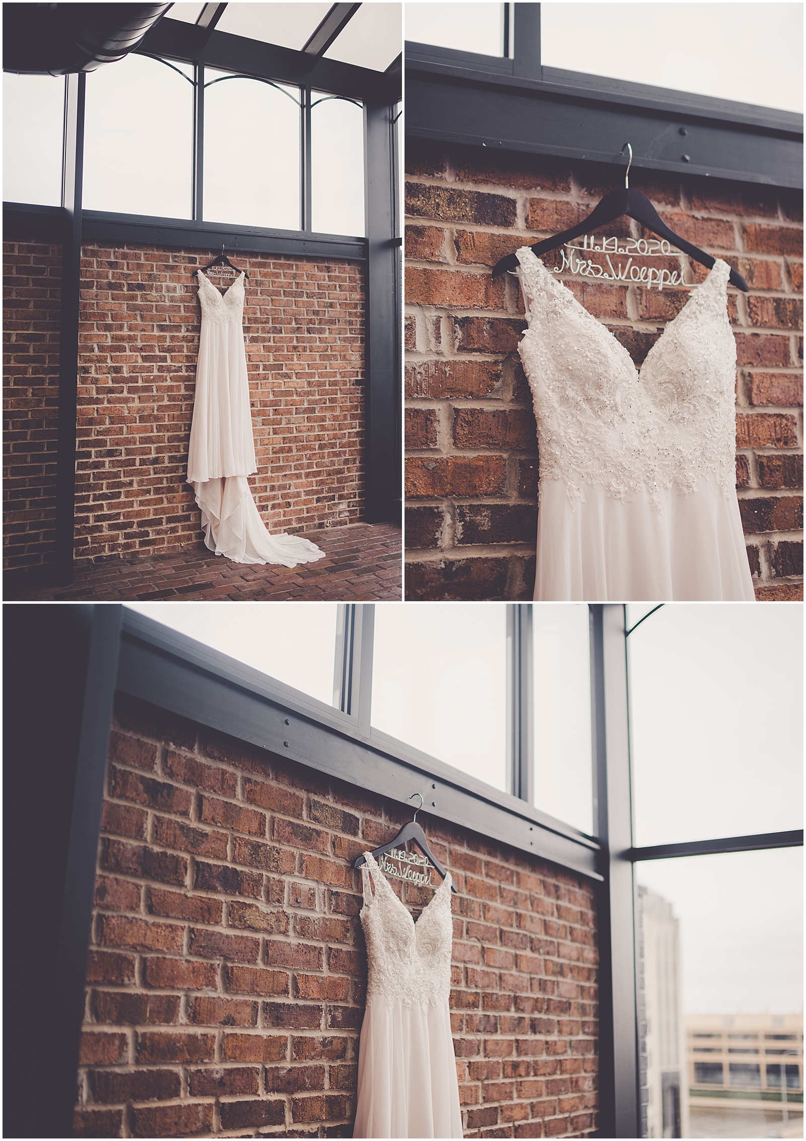 Bethany and Jon's intimate November wedding day at The Standard in Rockford with Chicagoland wedding photographer Kara Evans Photographer.