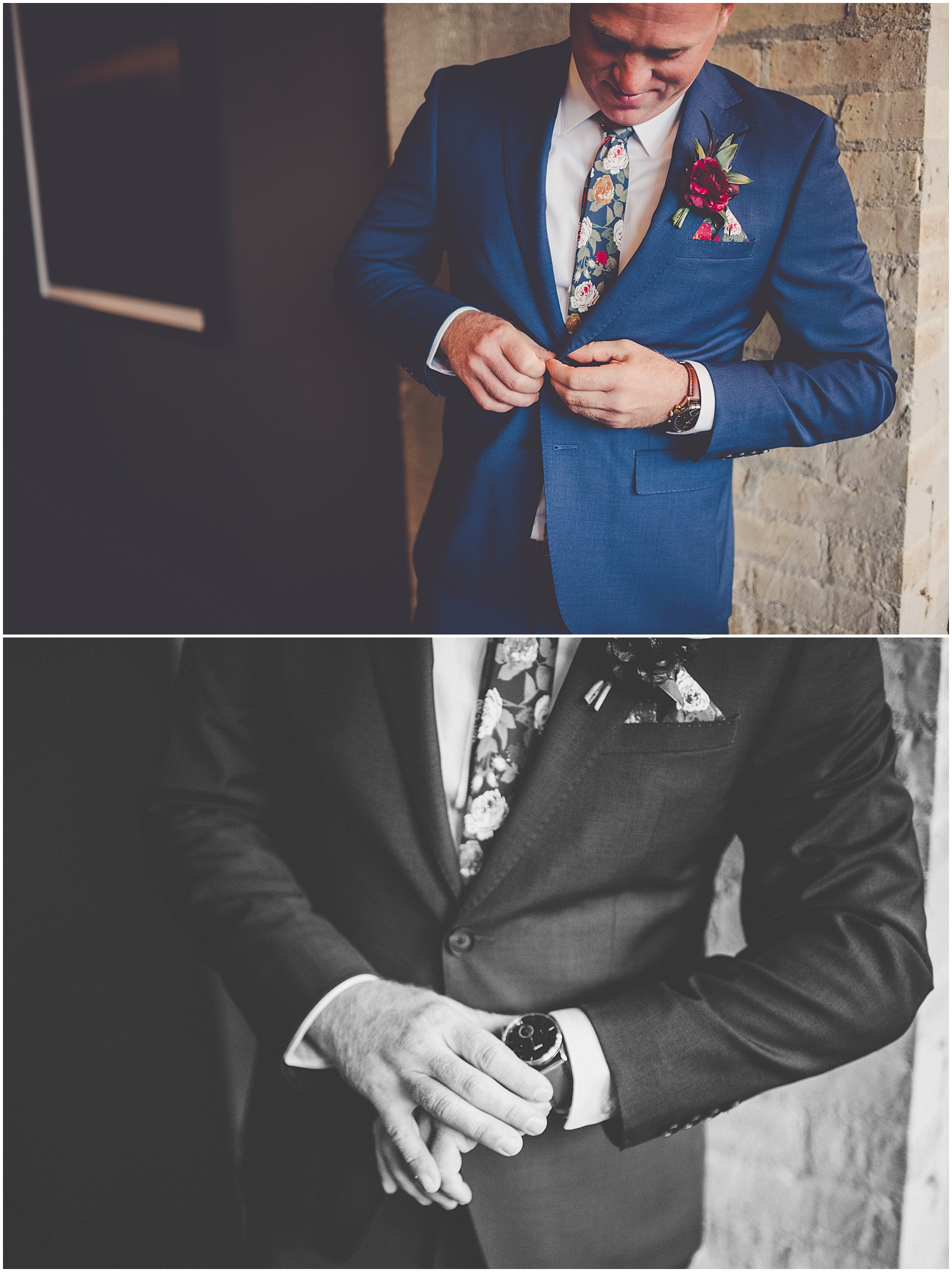 Bethany and Jon's intimate November wedding day at The Standard in Rockford with Chicagoland wedding photographer Kara Evans Photographer.