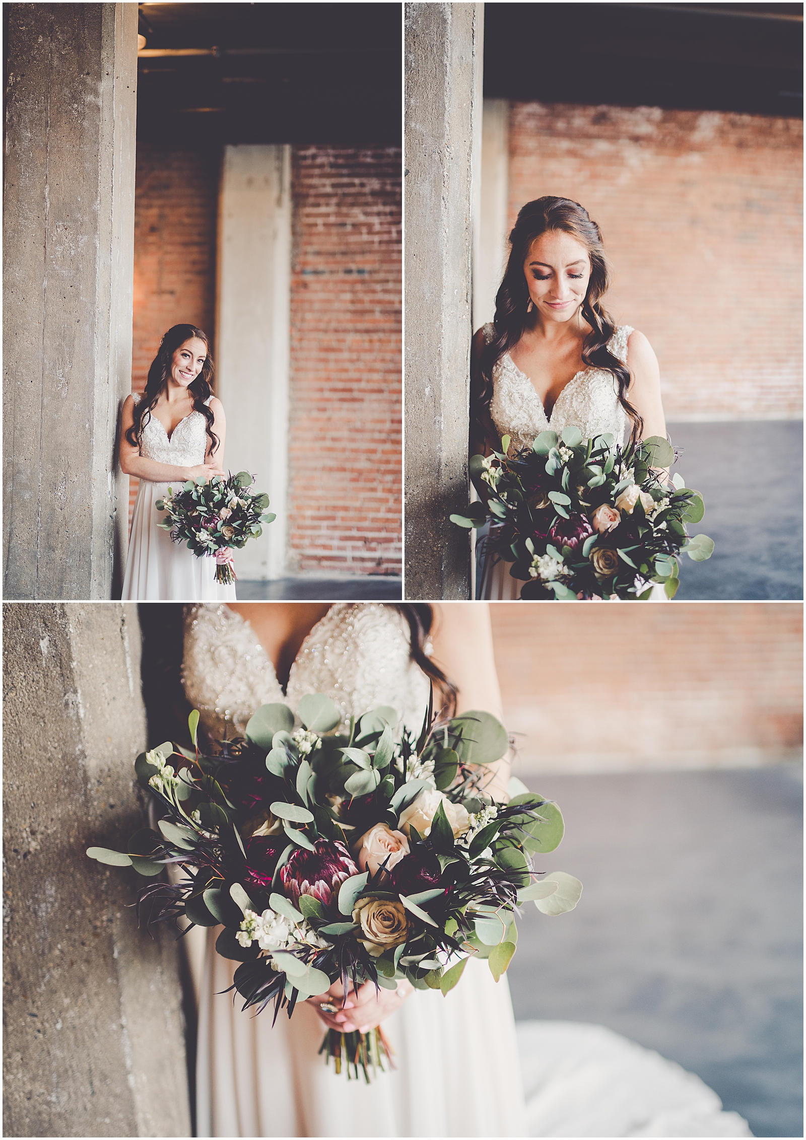 Bethany and Jon's intimate November wedding day at The Standard in Rockford with Chicagoland wedding photographer Kara Evans Photographer.