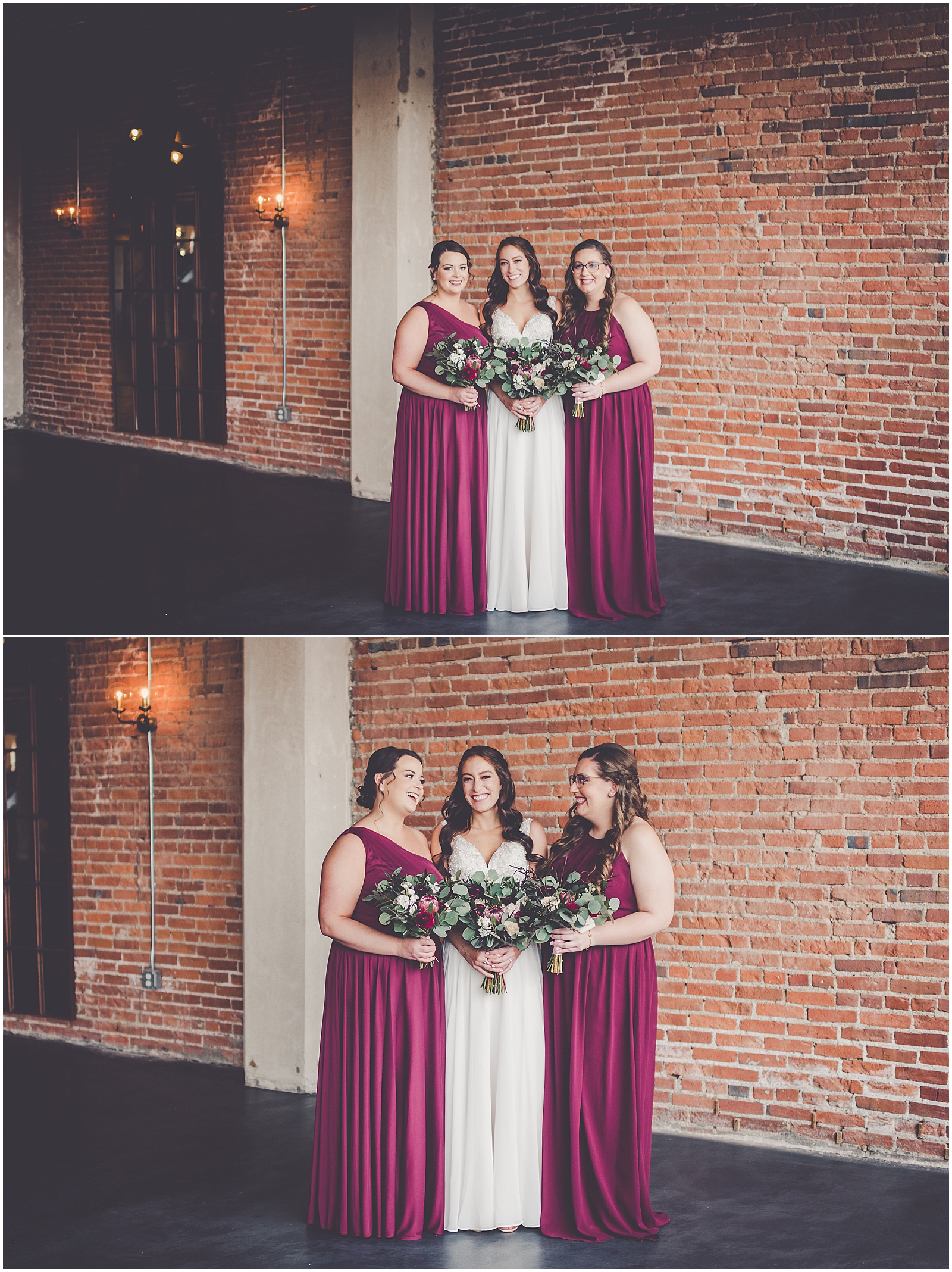Bethany and Jon's intimate November wedding day at The Standard in Rockford with Chicagoland wedding photographer Kara Evans Photographer.