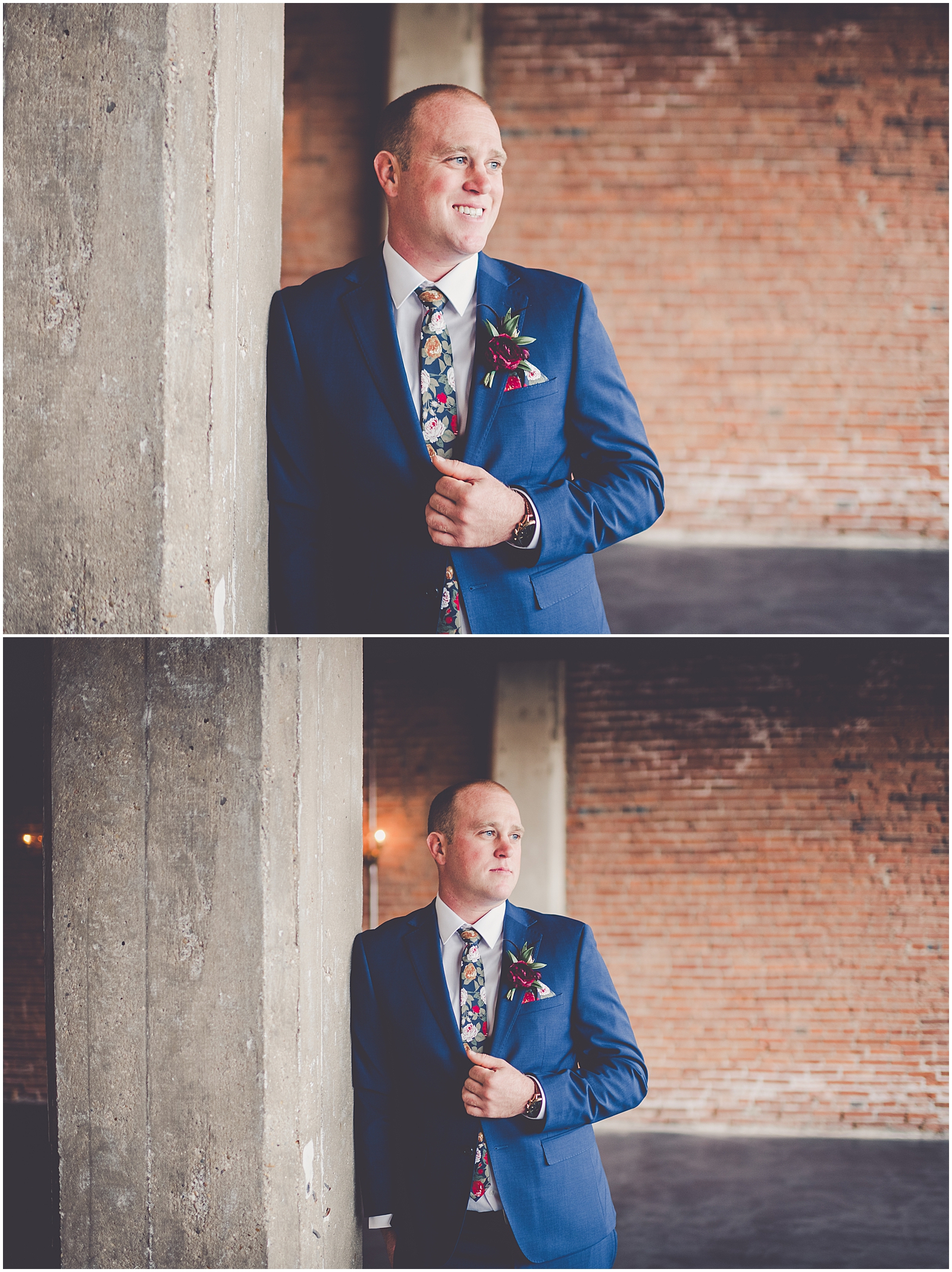 Bethany and Jon's intimate November wedding day at The Standard in Rockford with Chicagoland wedding photographer Kara Evans Photographer.