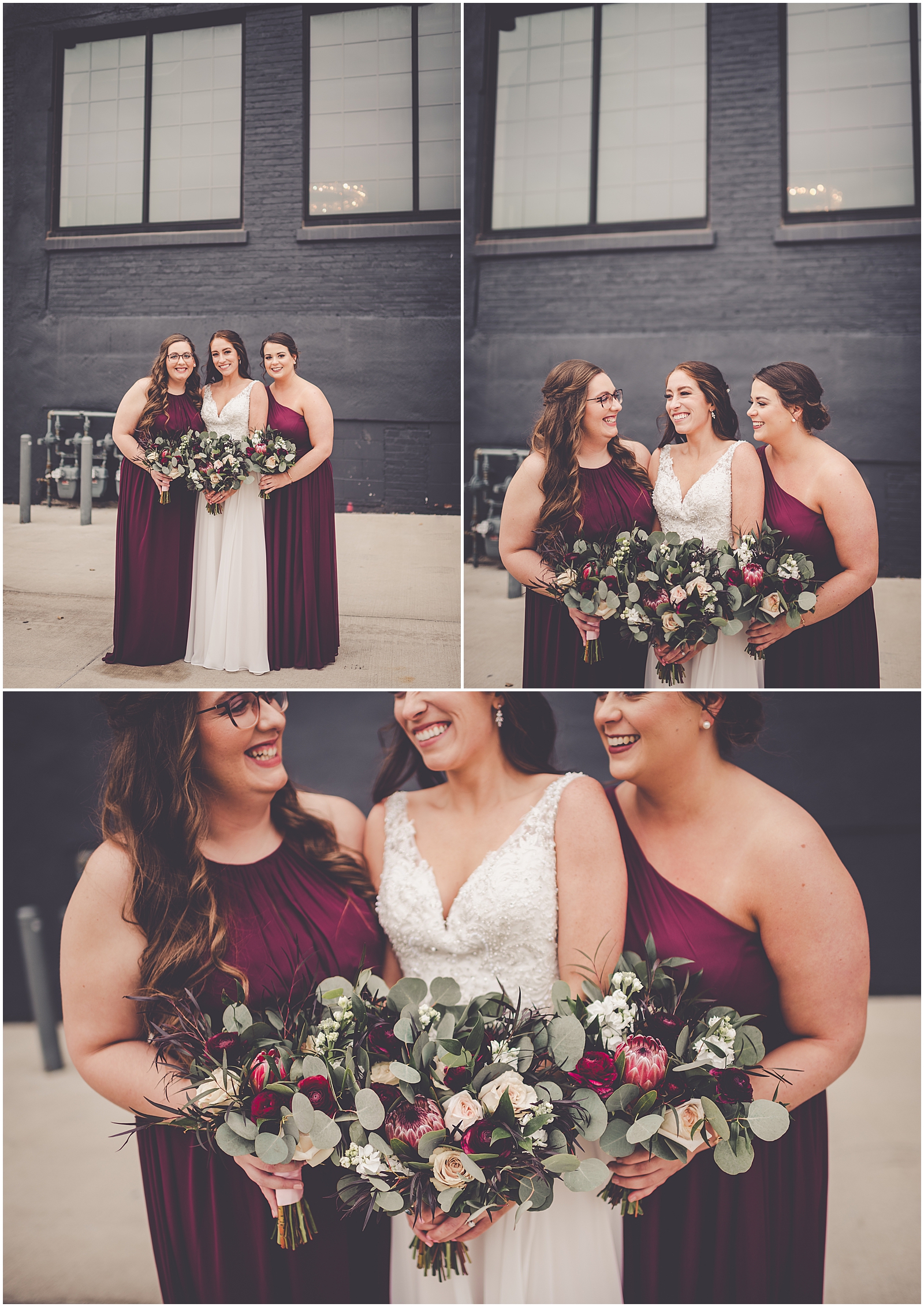 Bethany and Jon's intimate November wedding day at The Standard in Rockford with Chicagoland wedding photographer Kara Evans Photographer.