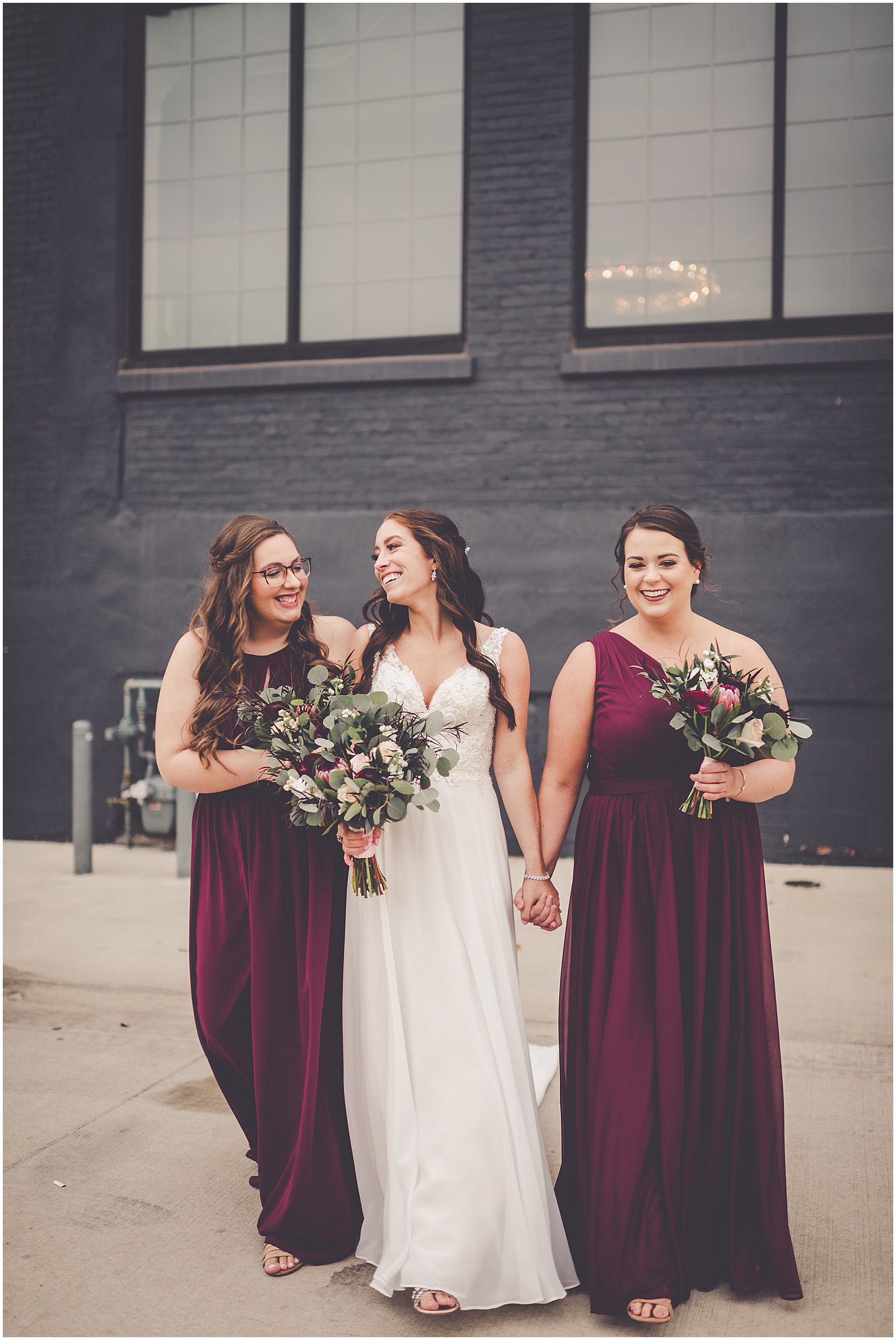 Bethany and Jon's intimate November wedding day at The Standard in Rockford with Chicagoland wedding photographer Kara Evans Photographer.