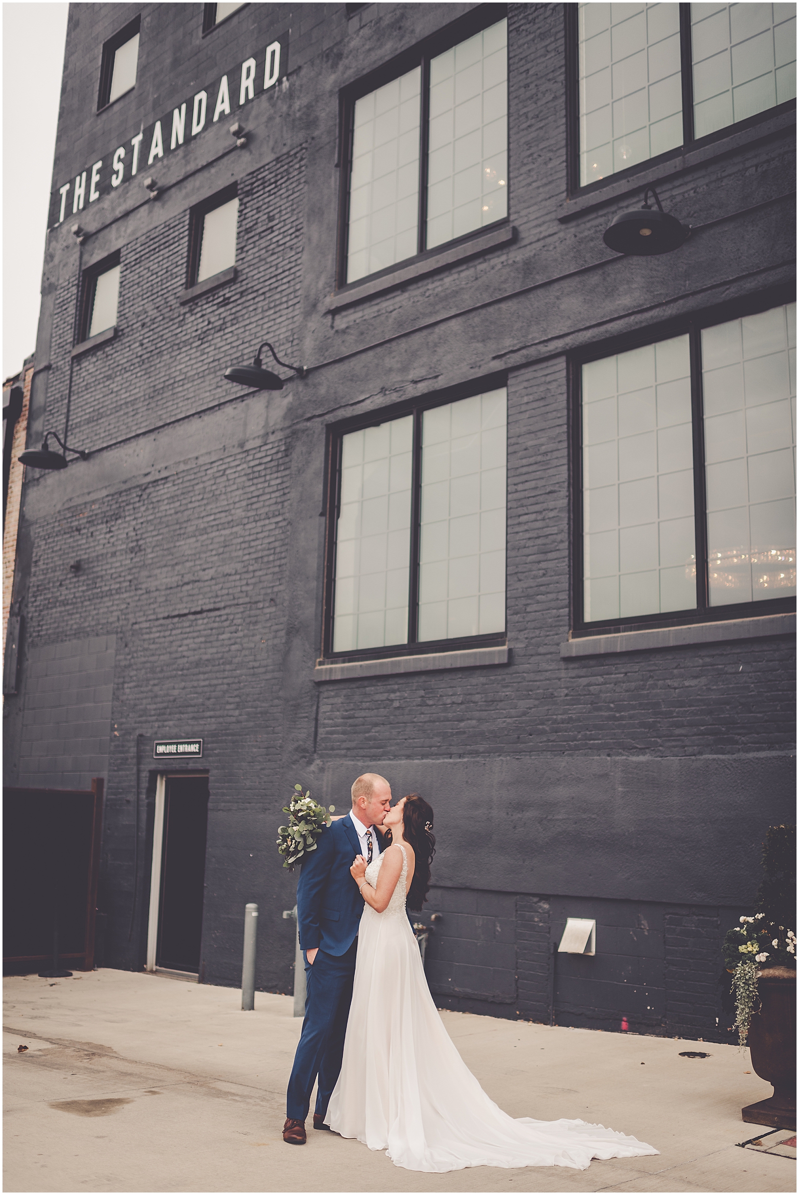 Bethany and Jon's intimate November wedding day at The Standard in Rockford with Chicagoland wedding photographer Kara Evans Photographer.