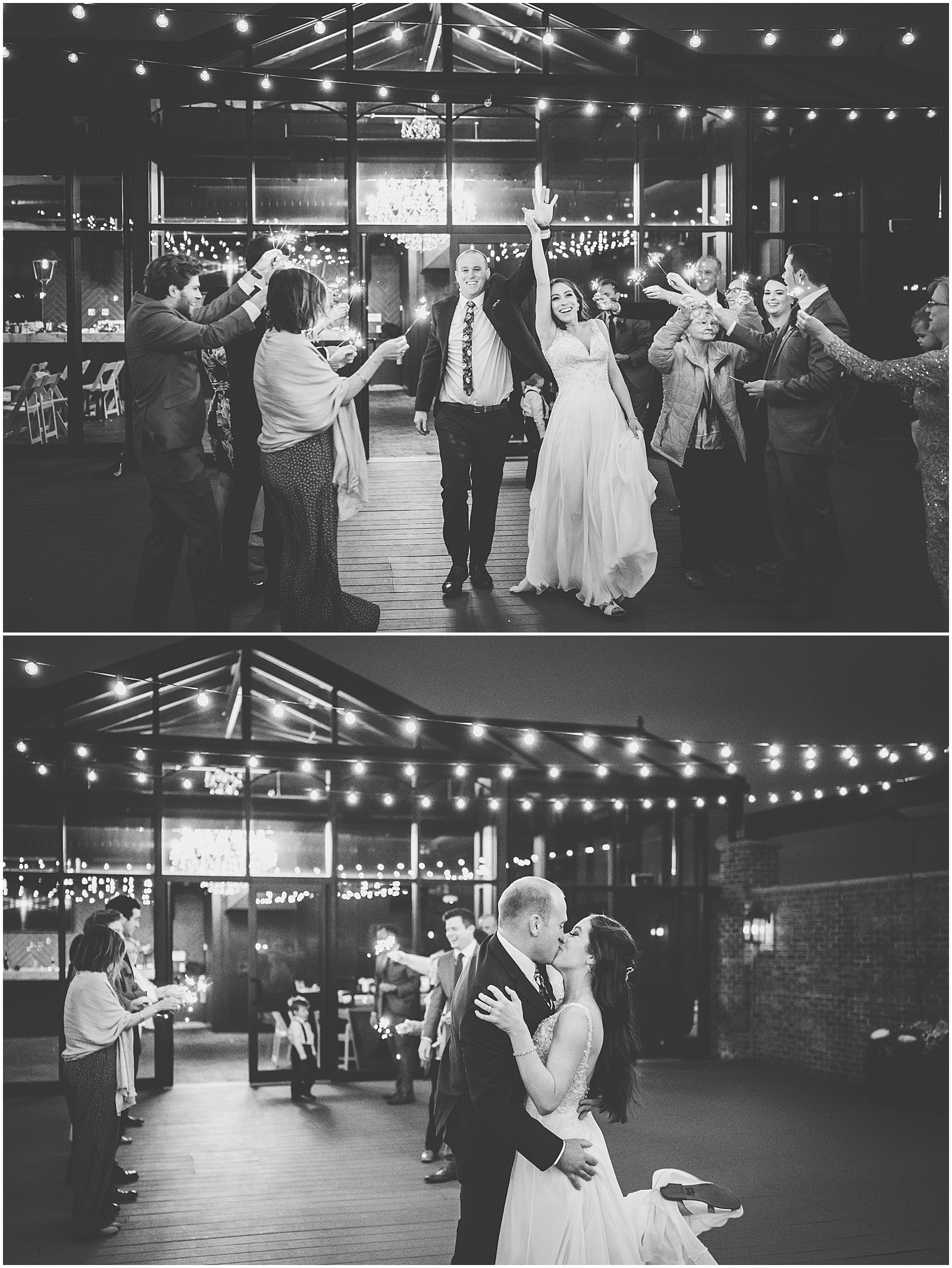 Bethany and Jon's intimate November wedding day at The Standard in Rockford with Chicagoland wedding photographer Kara Evans Photographer.