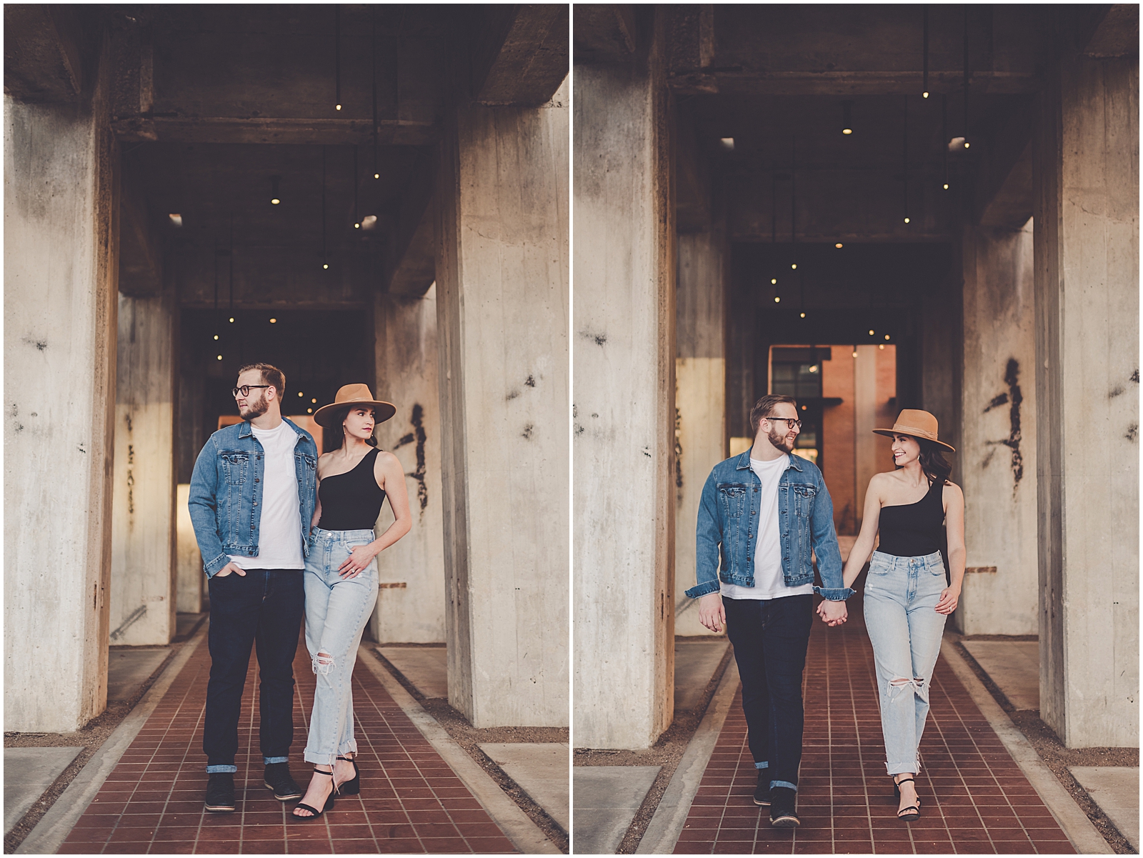 Rooftop anniversary photos at The Historic Pearl in San Antonio in Texas with Chicagoland wedding photographer Kara Evans Photographer.