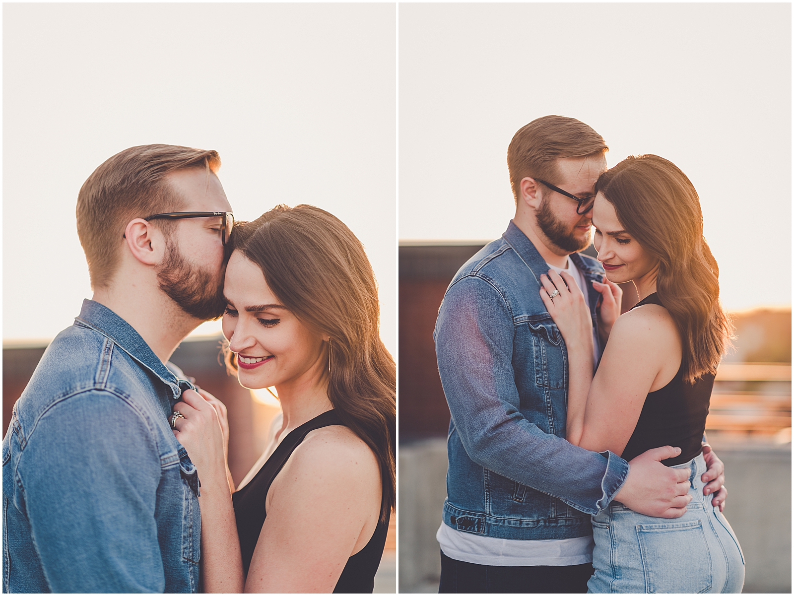 Rooftop anniversary photos at The Historic Pearl in San Antonio in Texas with Chicagoland wedding photographer Kara Evans Photographer.