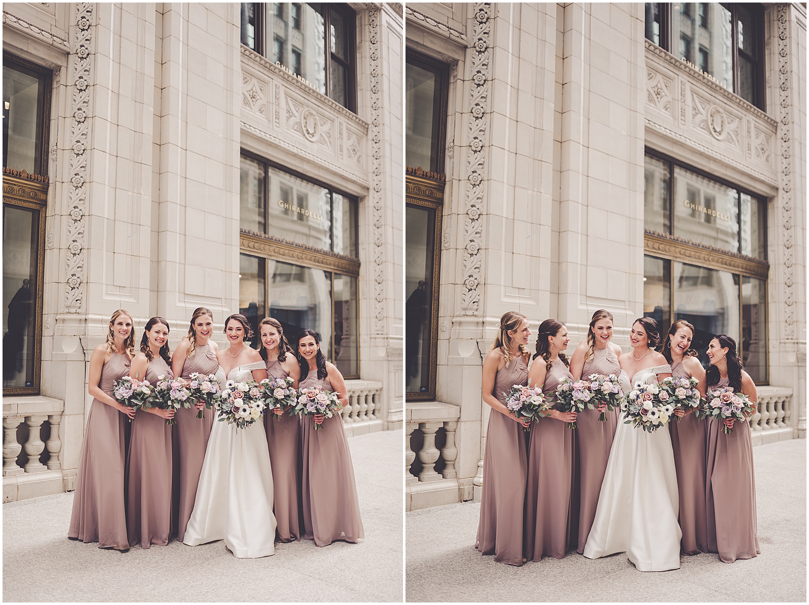 Kim and Josh's elegant spring Greenhouse Loft wedding in Chicago, Illinois with Chicagoland wedding photographer Kara Evans Photographer.