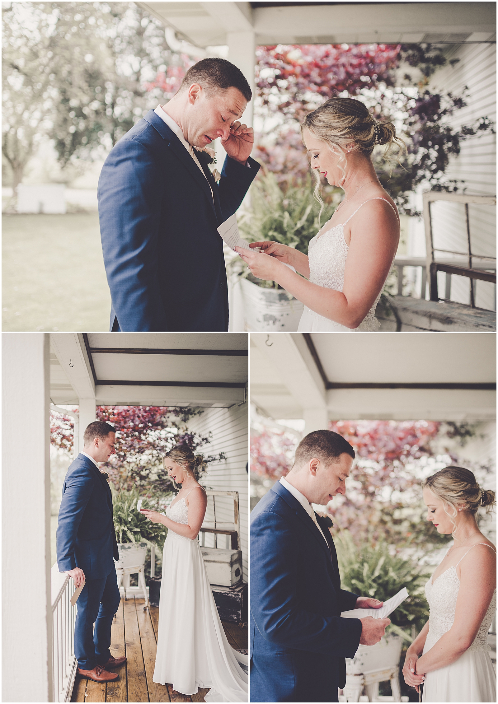 Layne & Ricky's spring wedding at Heritage Prairie Farm in Elburn with Chicagoland wedding photographer Kara Evans Photographer.