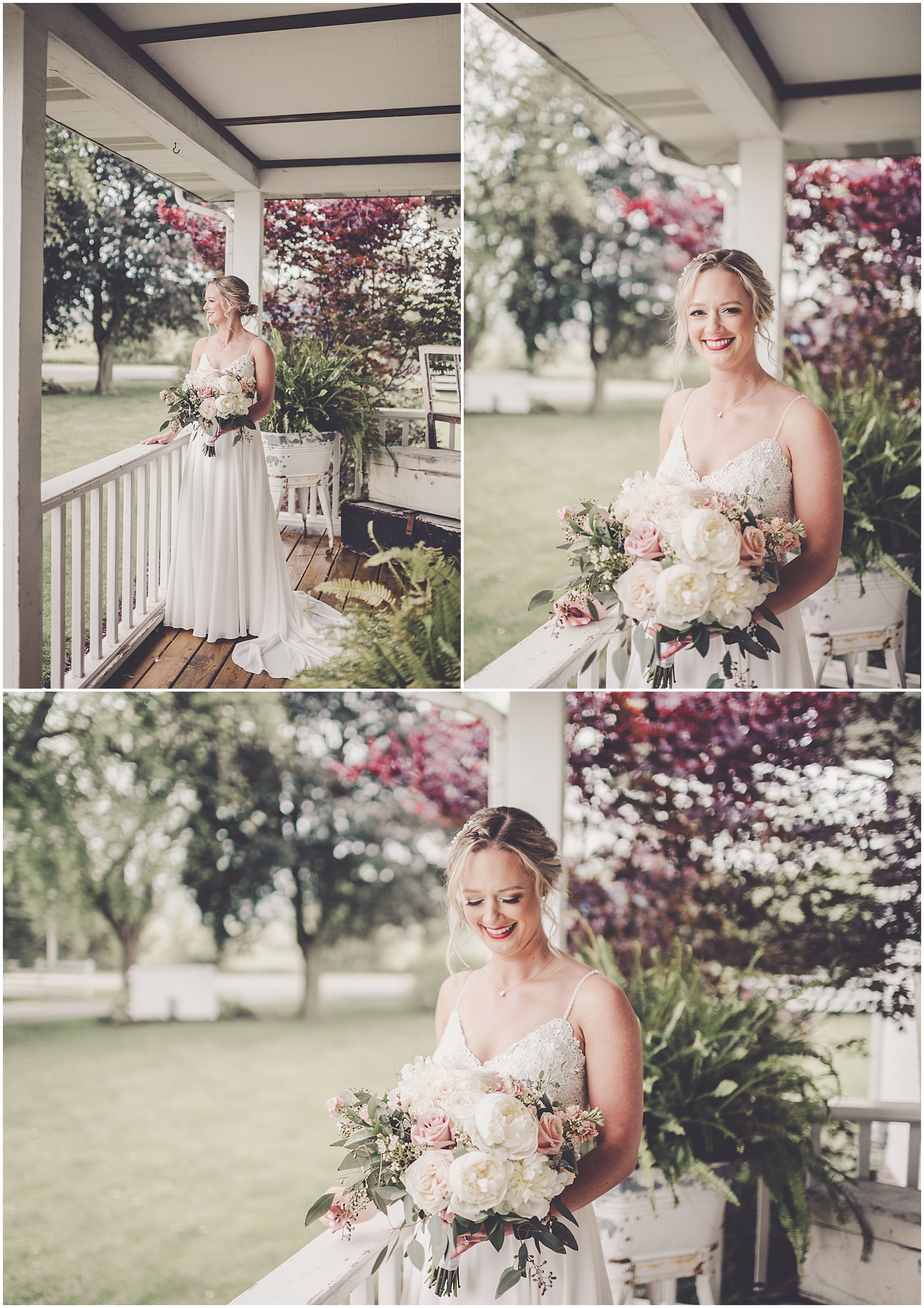 Layne & Ricky's spring wedding at Heritage Prairie Farm in Elburn with Chicagoland wedding photographer Kara Evans Photographer.