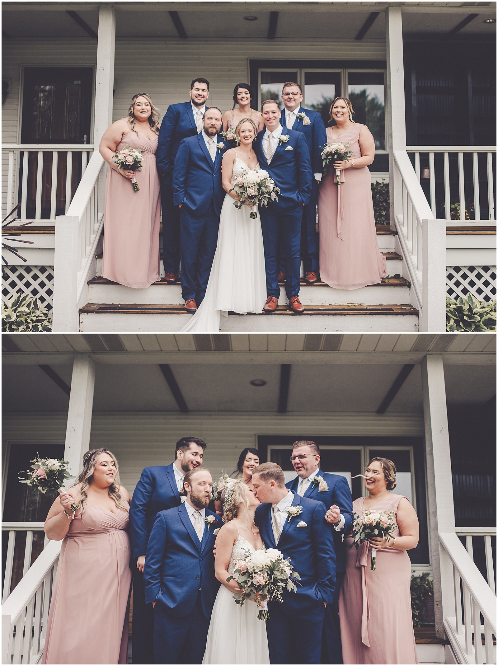 Layne & Ricky's spring wedding at Heritage Prairie Farm in Elburn with Chicagoland wedding photographer Kara Evans Photographer.