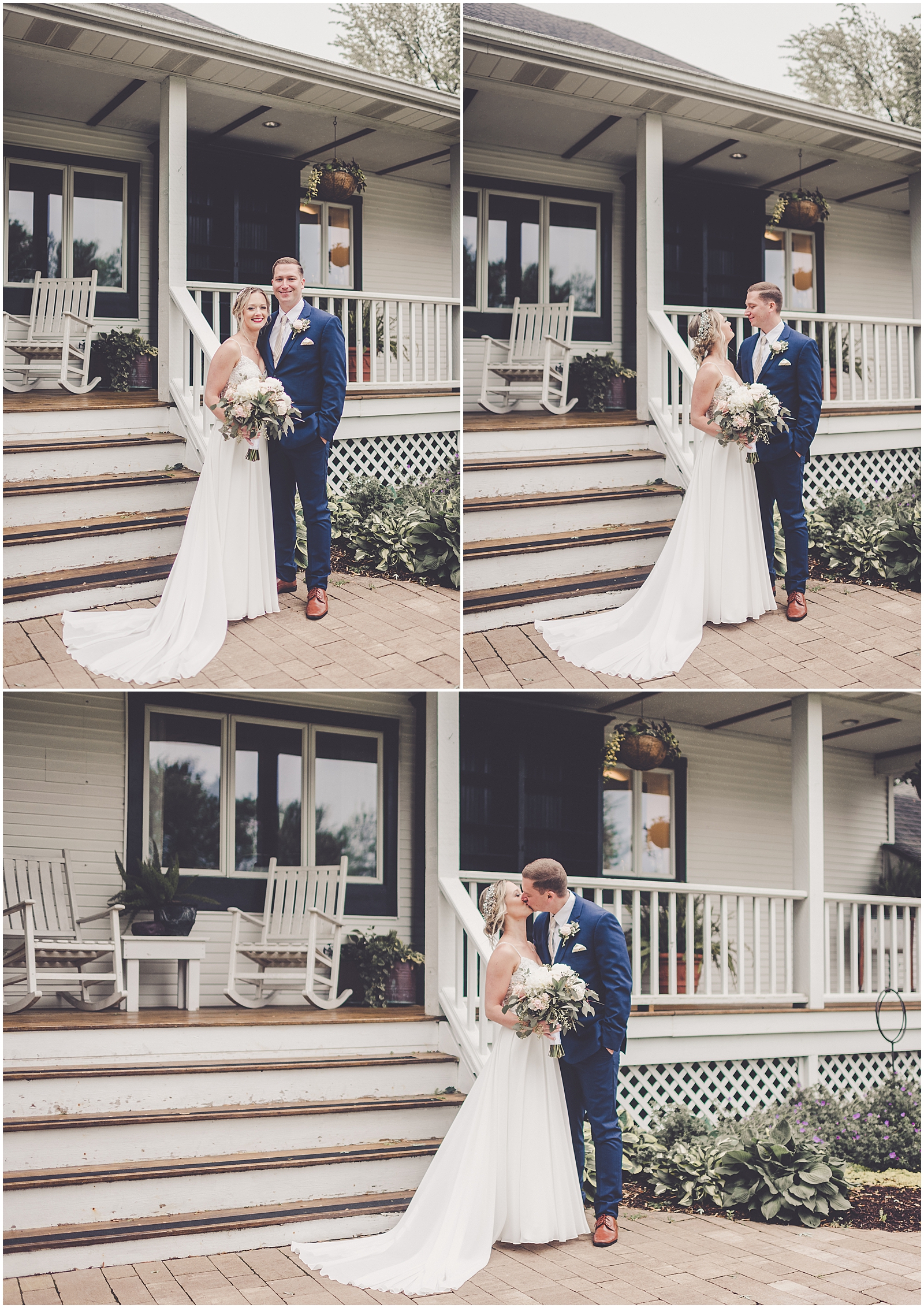 Layne & Ricky's spring wedding at Heritage Prairie Farm in Elburn with Chicagoland wedding photographer Kara Evans Photographer.