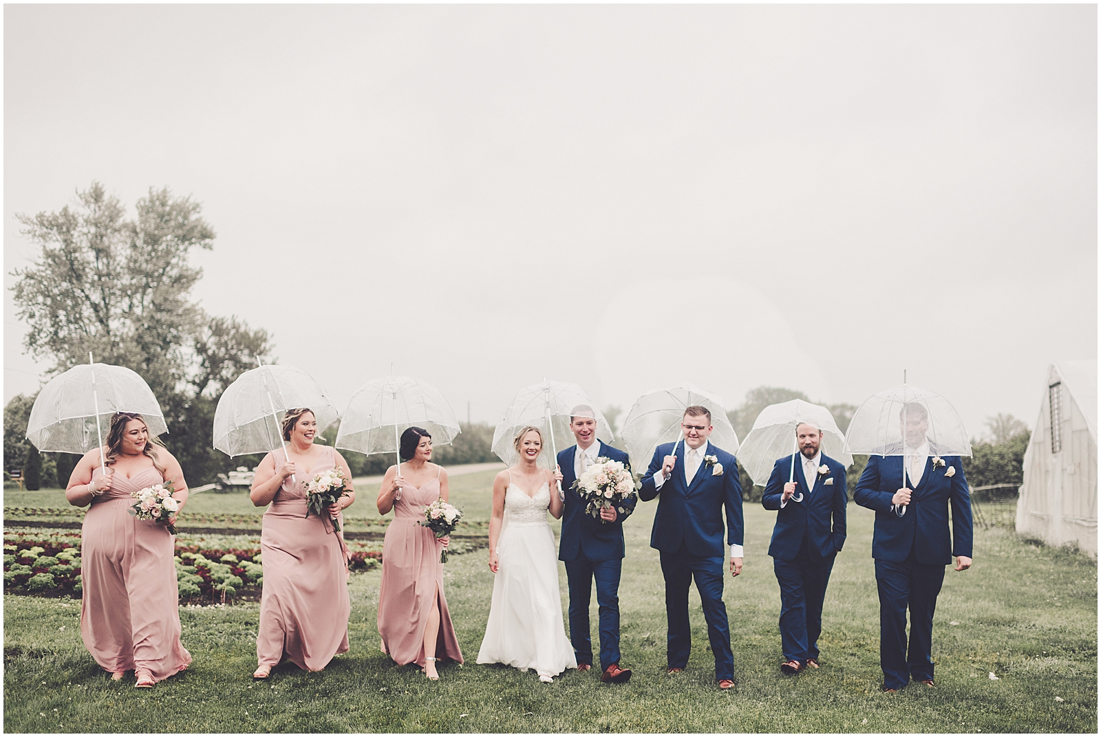 Layne & Ricky's spring wedding at Heritage Prairie Farm in Elburn with Chicagoland wedding photographer Kara Evans Photographer.