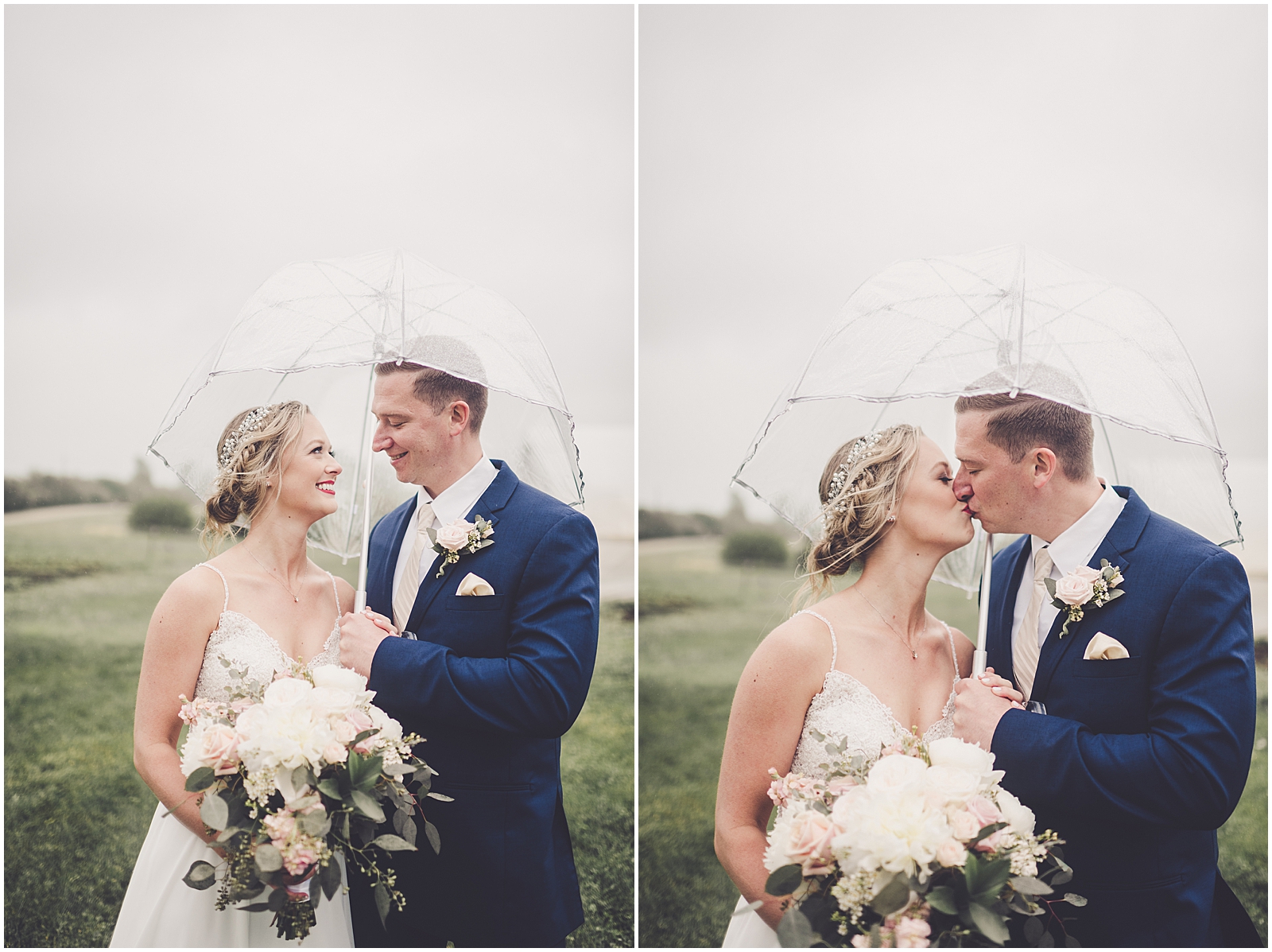 Layne & Ricky's spring wedding at Heritage Prairie Farm in Elburn with Chicagoland wedding photographer Kara Evans Photographer.