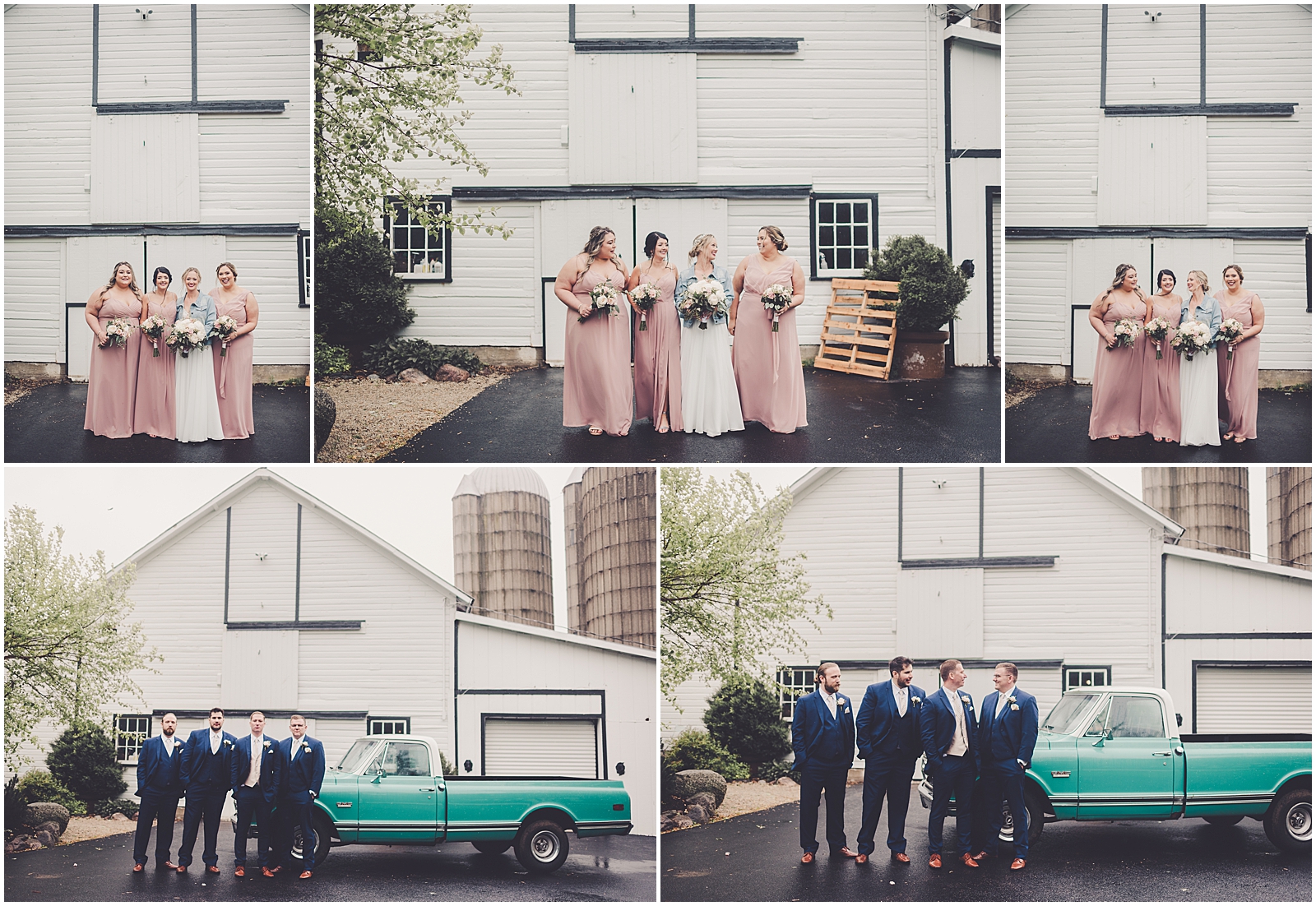 Layne & Ricky's spring wedding at Heritage Prairie Farm in Elburn with Chicagoland wedding photographer Kara Evans Photographer.