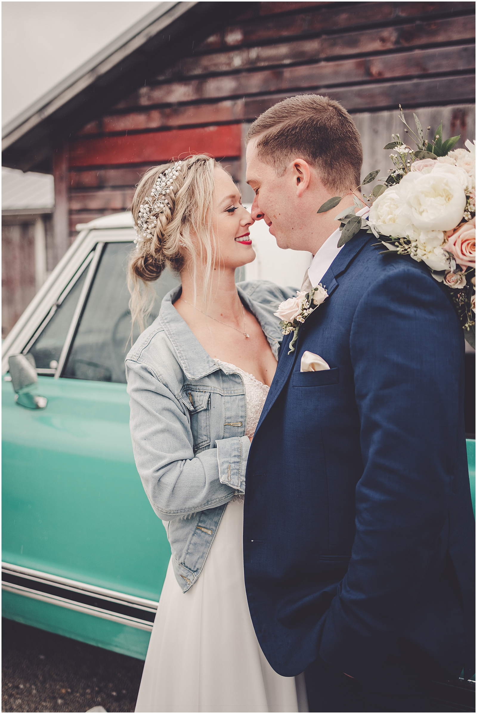 Layne & Ricky's spring wedding at Heritage Prairie Farm in Elburn with Chicagoland wedding photographer Kara Evans Photographer.