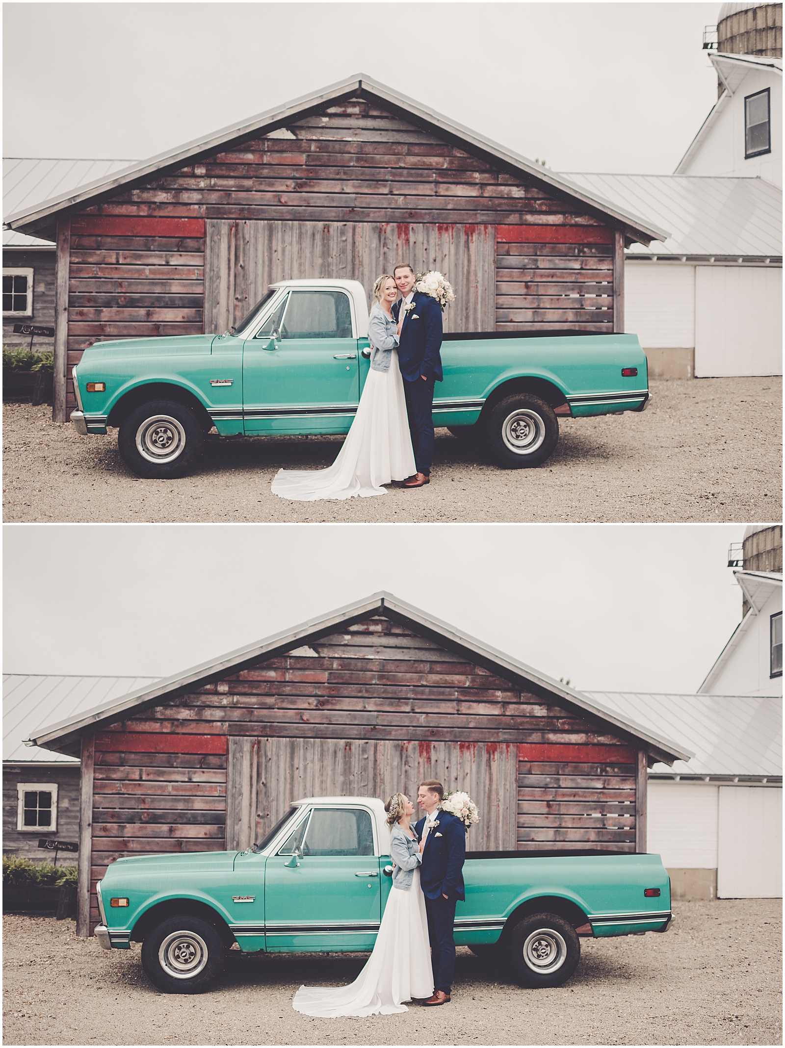 Layne & Ricky's spring wedding at Heritage Prairie Farm in Elburn with Chicagoland wedding photographer Kara Evans Photographer.