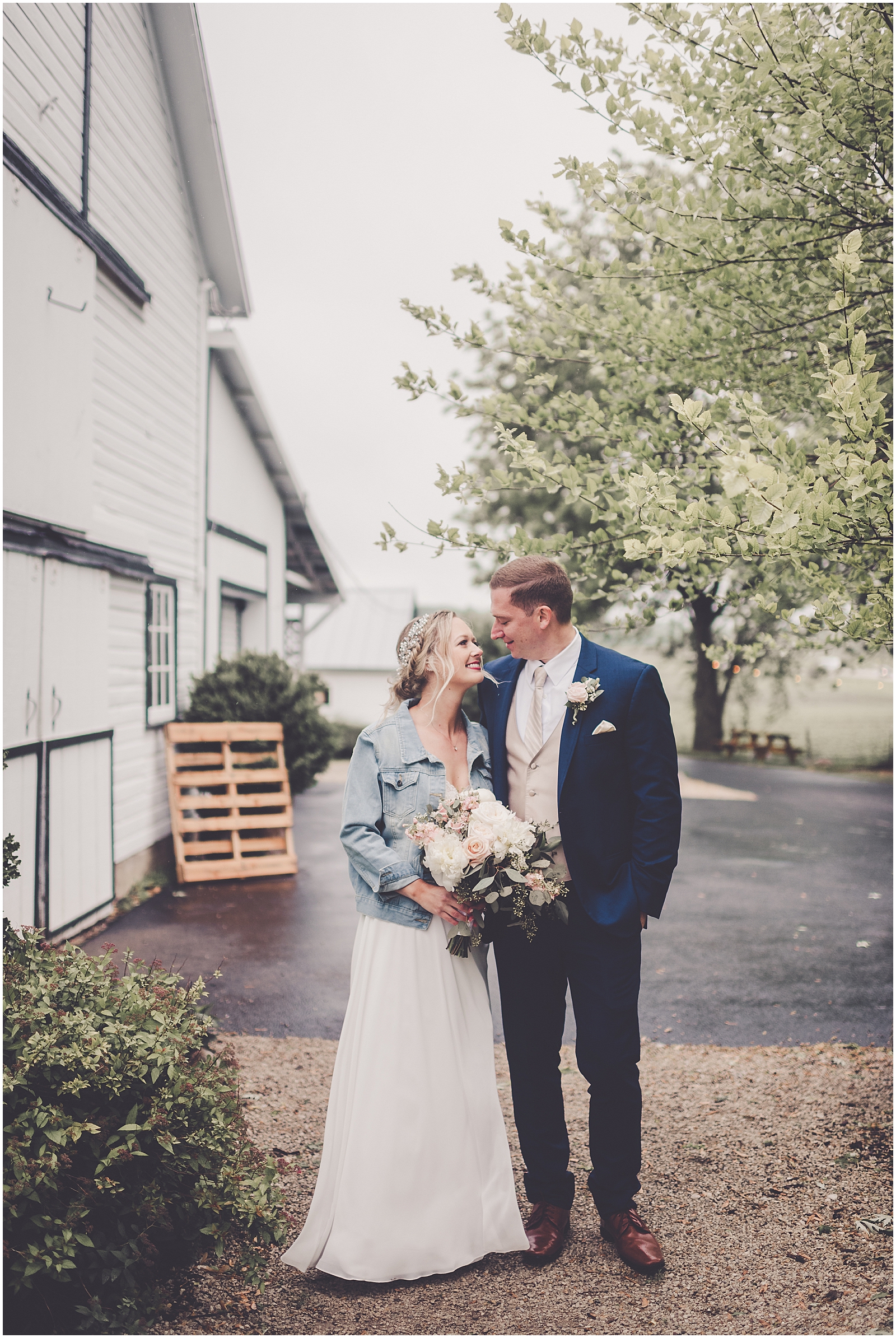 Layne & Ricky's spring wedding at Heritage Prairie Farm in Elburn with Chicagoland wedding photographer Kara Evans Photographer.