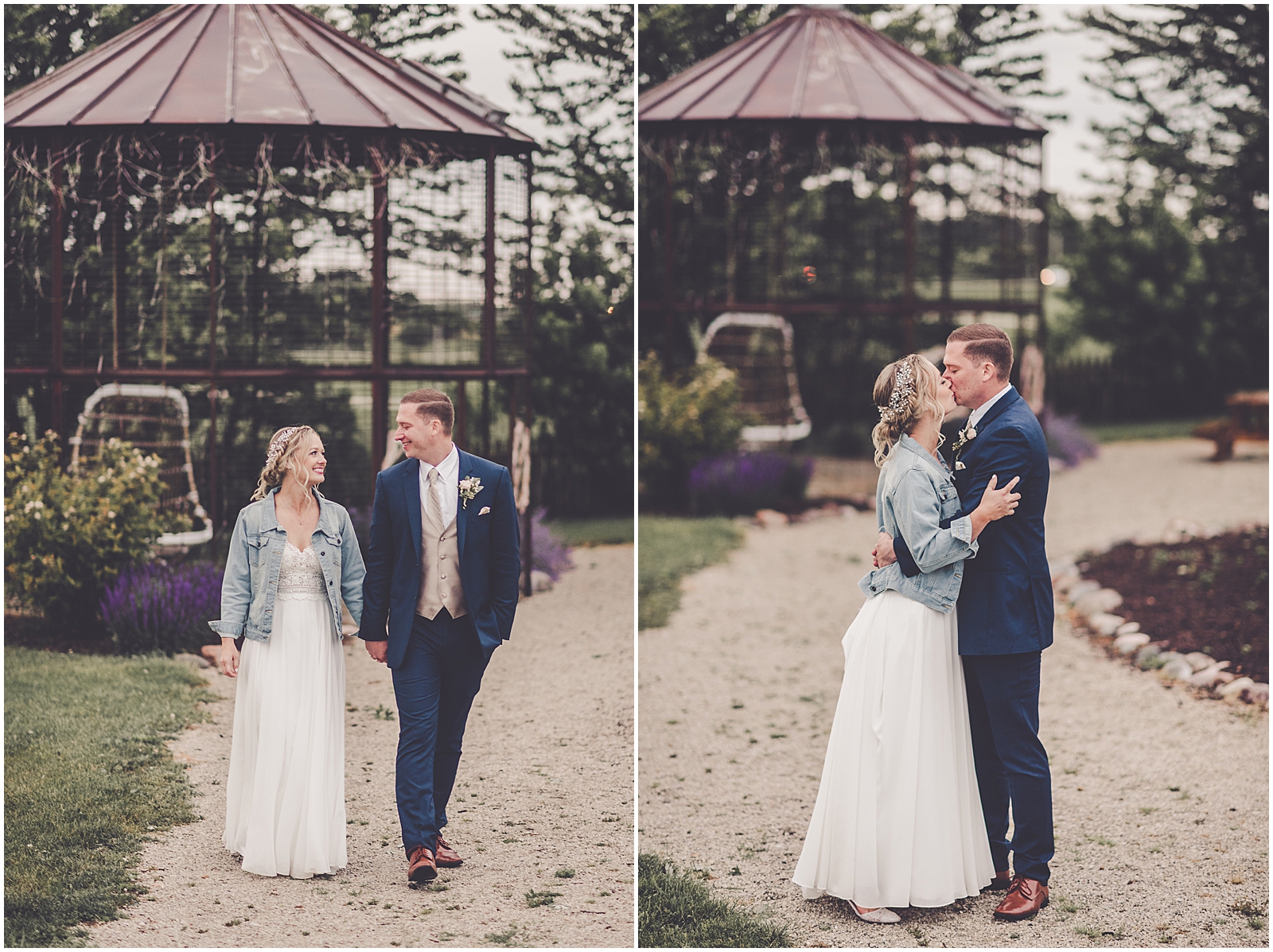 Layne & Ricky's spring wedding at Heritage Prairie Farm in Elburn with Chicagoland wedding photographer Kara Evans Photographer.