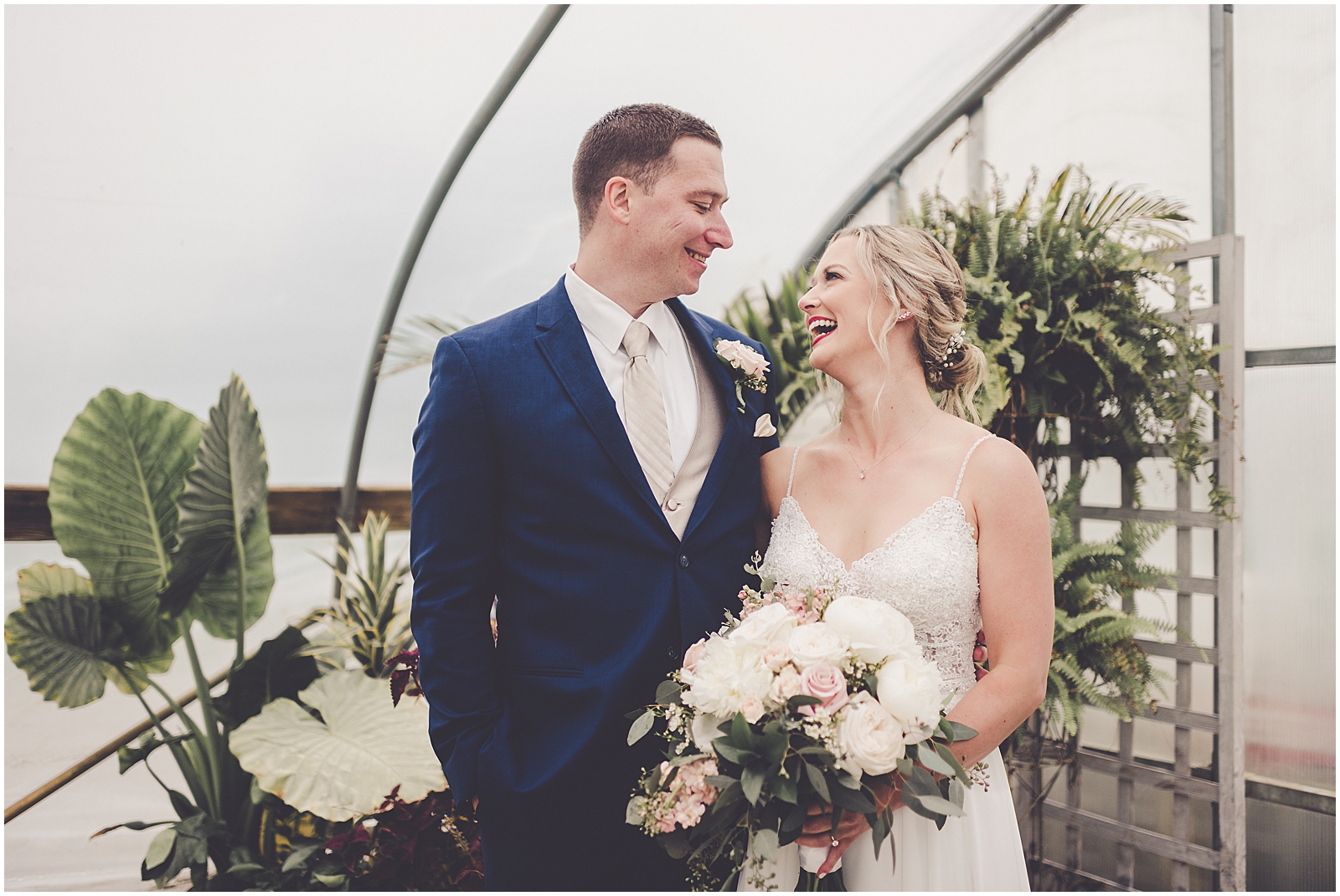 Layne & Ricky's spring wedding at Heritage Prairie Farm in Elburn with Chicagoland wedding photographer Kara Evans Photographer.