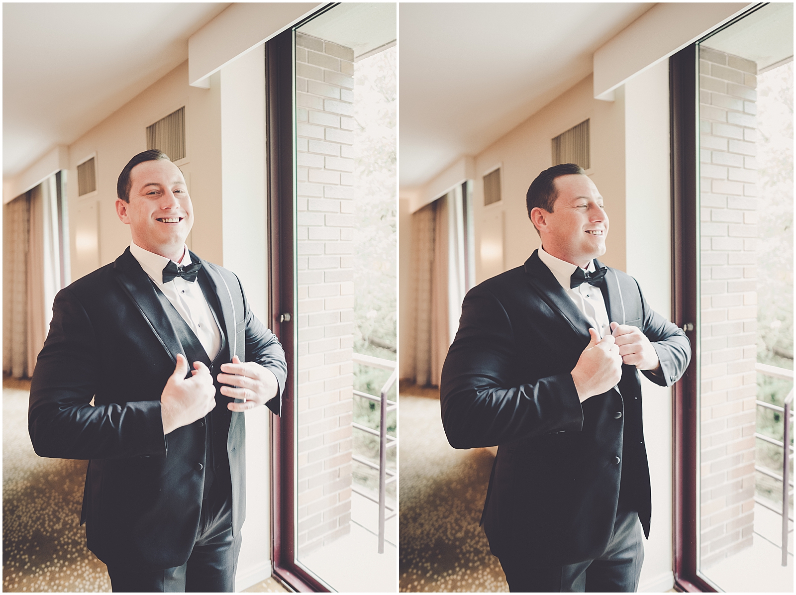 Melissa and Adam's classic summer wedding day at the Hyatt Lodge in Oak Brook with Chicagoland wedding photographer Kara Evans Photographer.
