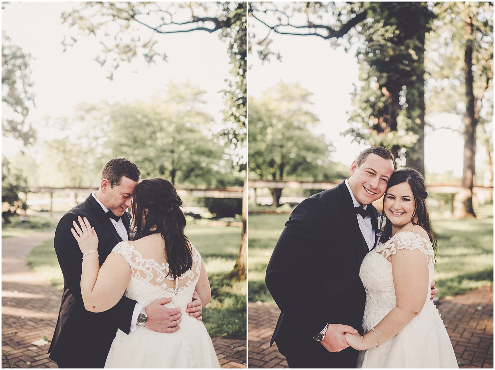 Melissa and Adam's classic summer wedding day at the Hyatt Lodge in Oak Brook with Chicagoland wedding photographer Kara Evans Photographer.