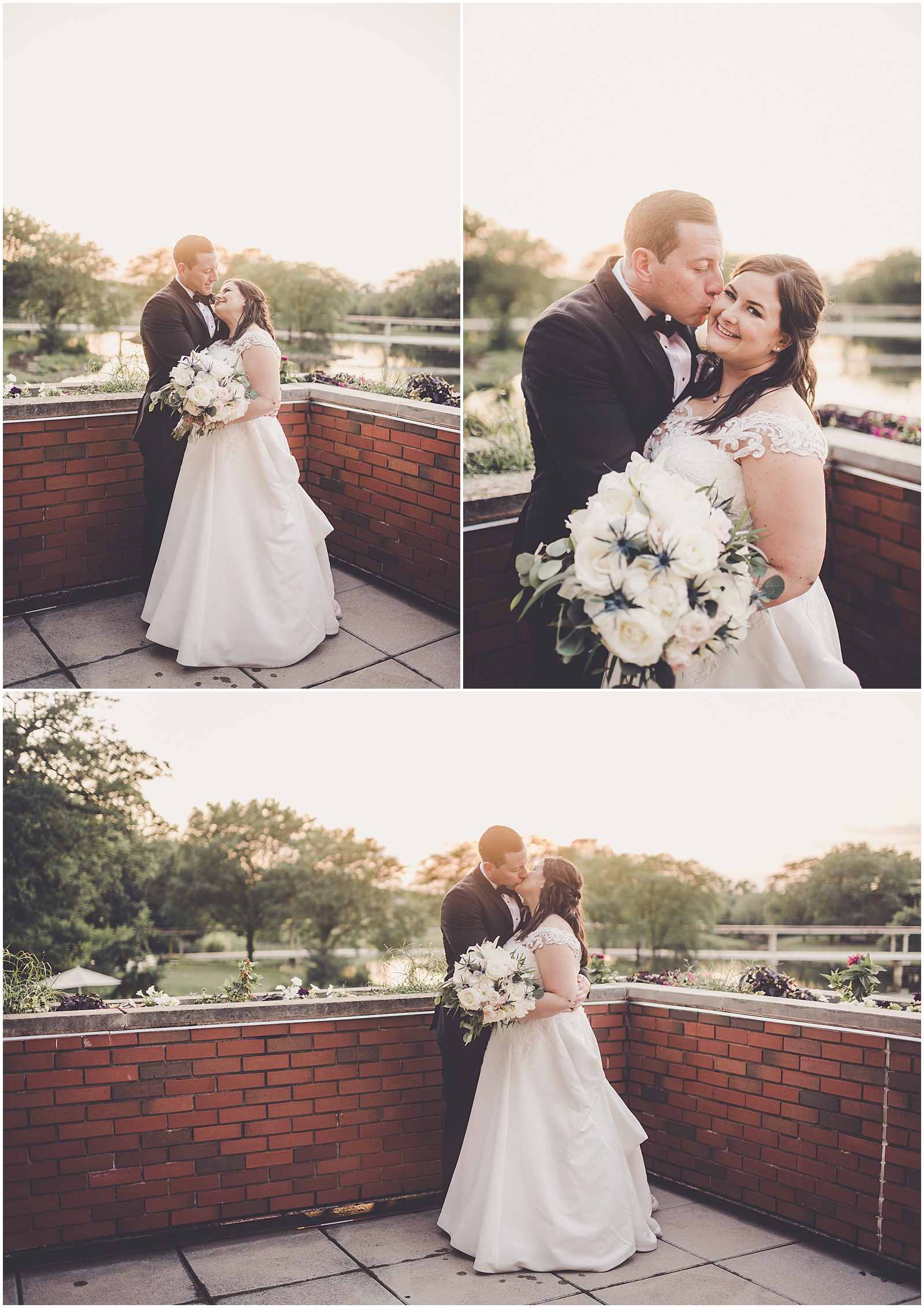 Melissa and Adam's classic summer wedding day at the Hyatt Lodge in Oak Brook with Chicagoland wedding photographer Kara Evans Photographer.