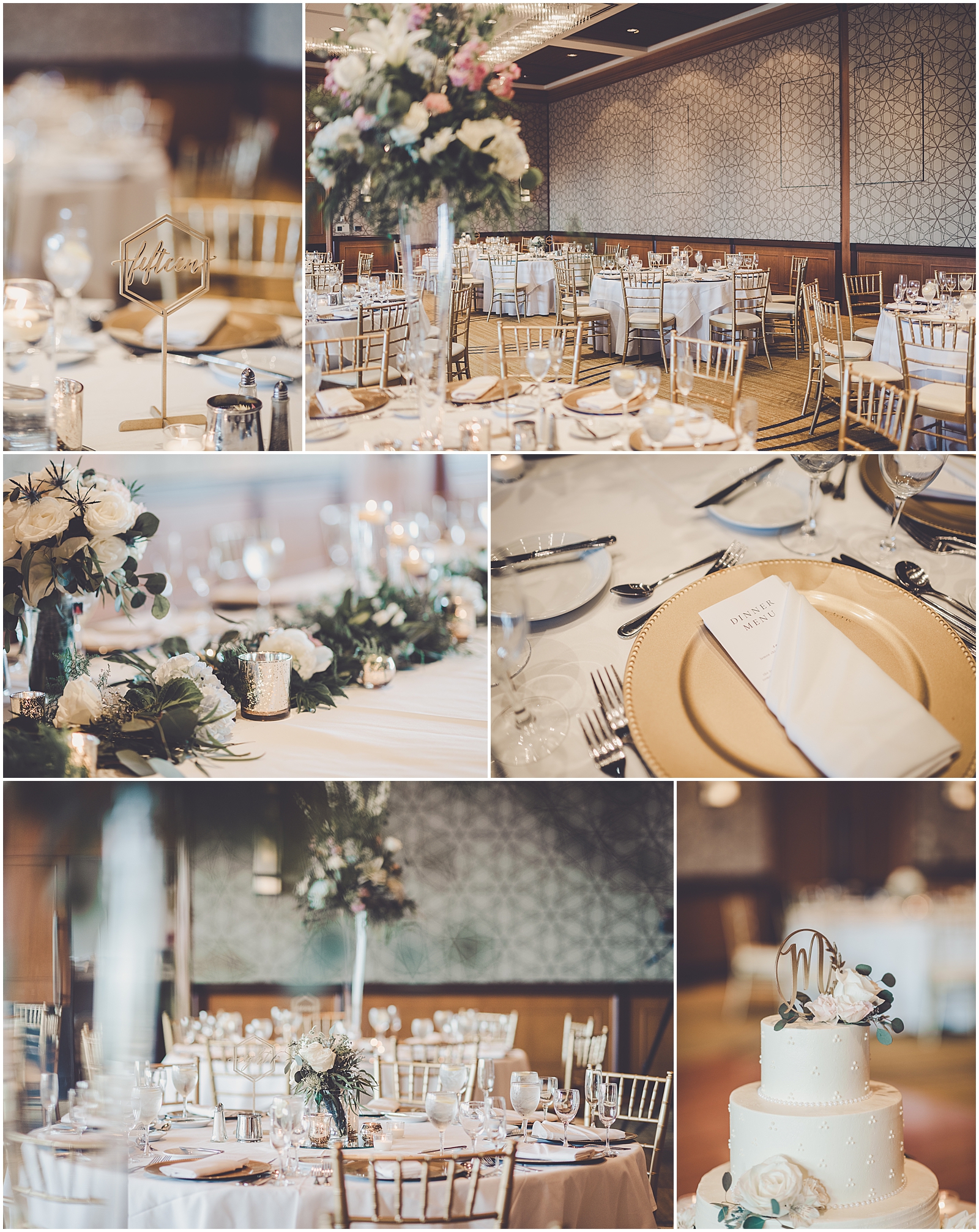 Melissa and Adam's classic summer wedding day at the Hyatt Lodge in Oak Brook with Chicagoland wedding photographer Kara Evans Photographer.