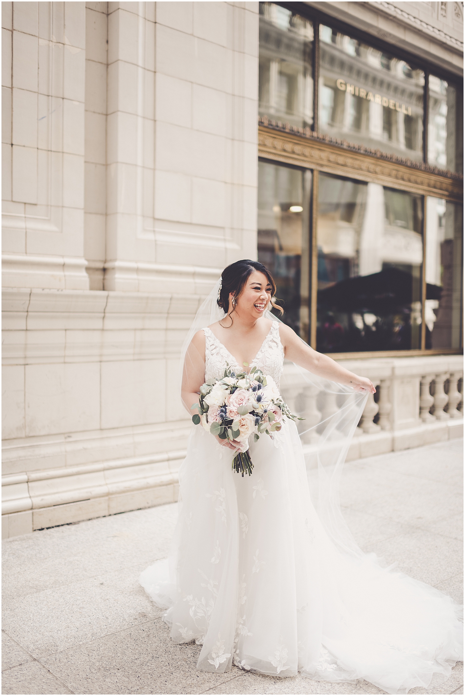 Maggie and Alex's elegant summer wedding day at Stan Mansion in Chicago, IL with Chicagoland wedding photographer Kara Evans Photographer.