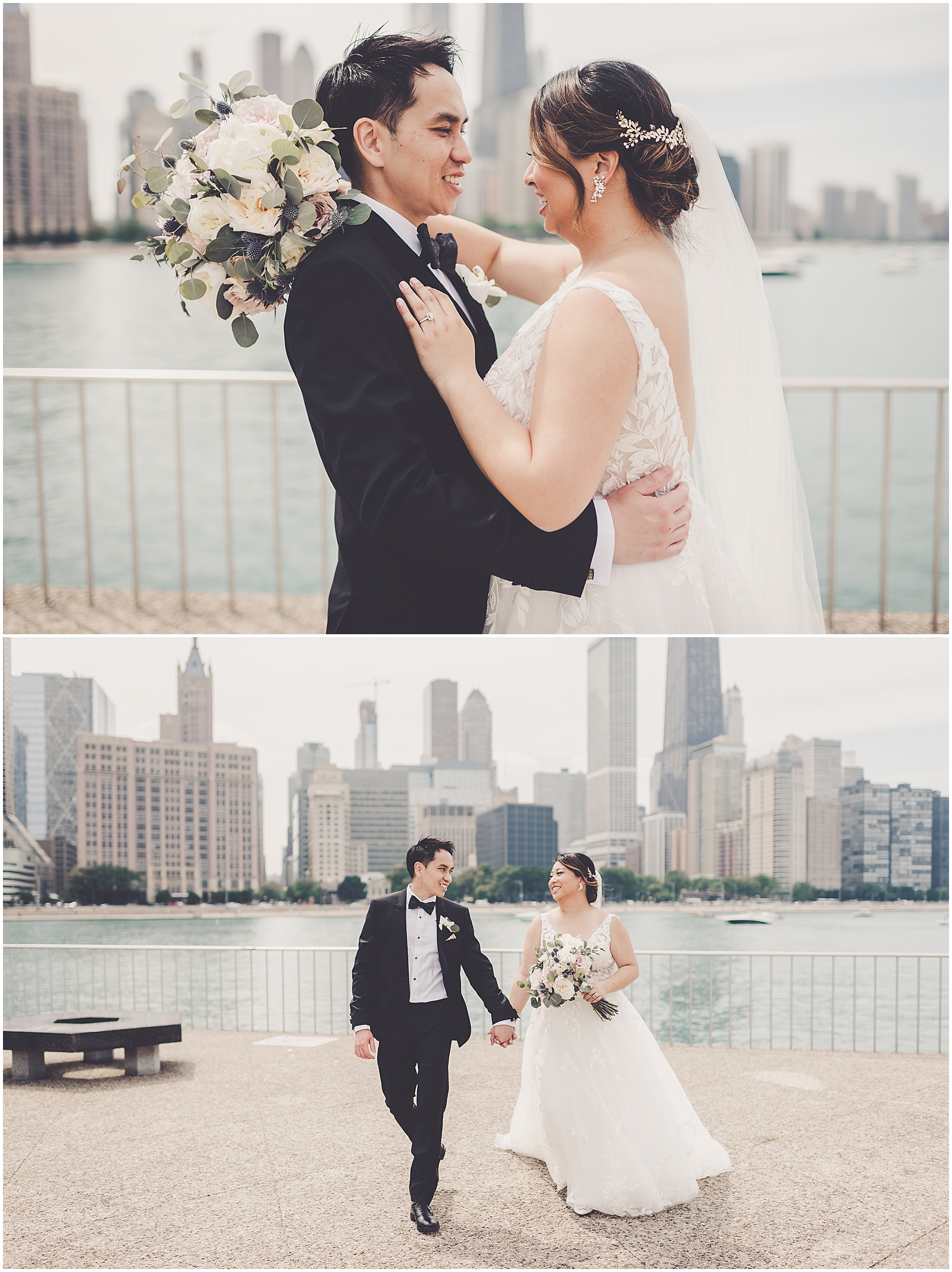 Maggie and Alex's elegant summer wedding day at Stan Mansion in Chicago, IL with Chicagoland wedding photographer Kara Evans Photographer.