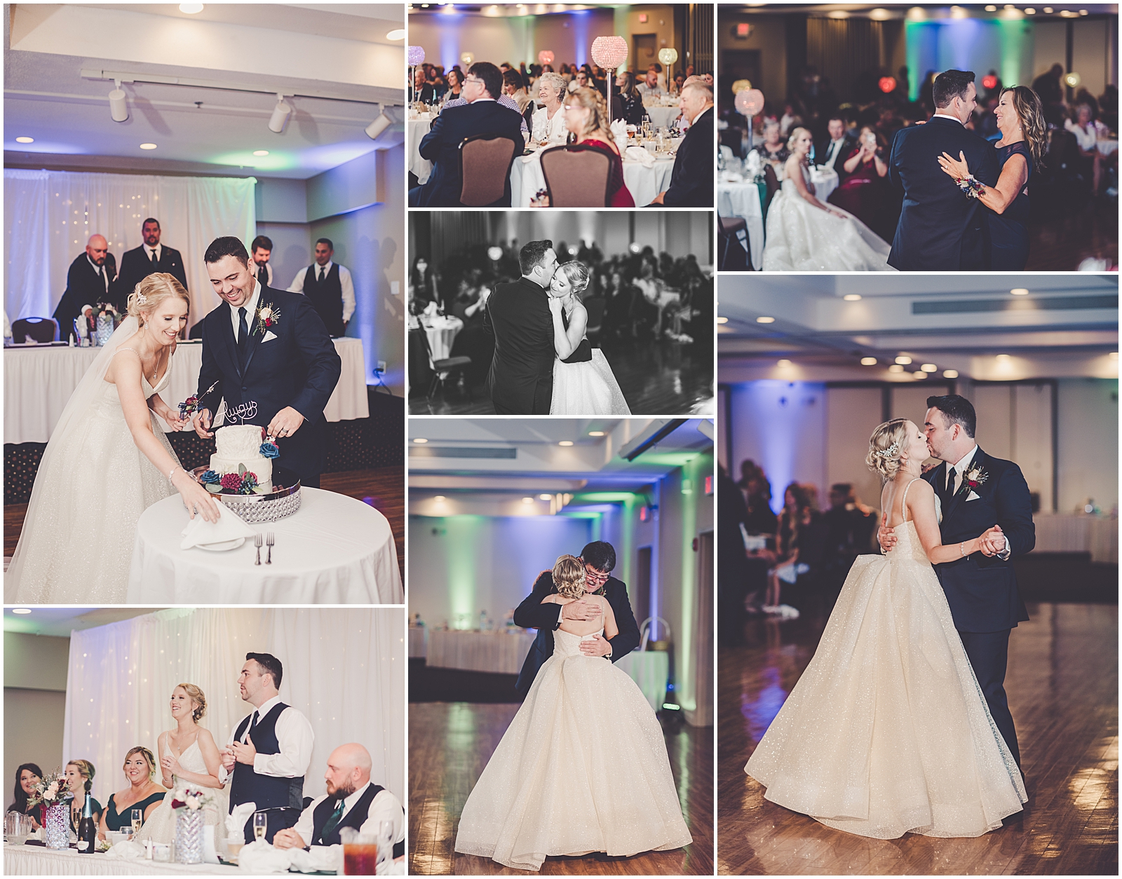 Morgan and Joe's fall Northfield Inn wedding in Springfield, IL with Chicagoland wedding photographer Kara Evans Photographer.