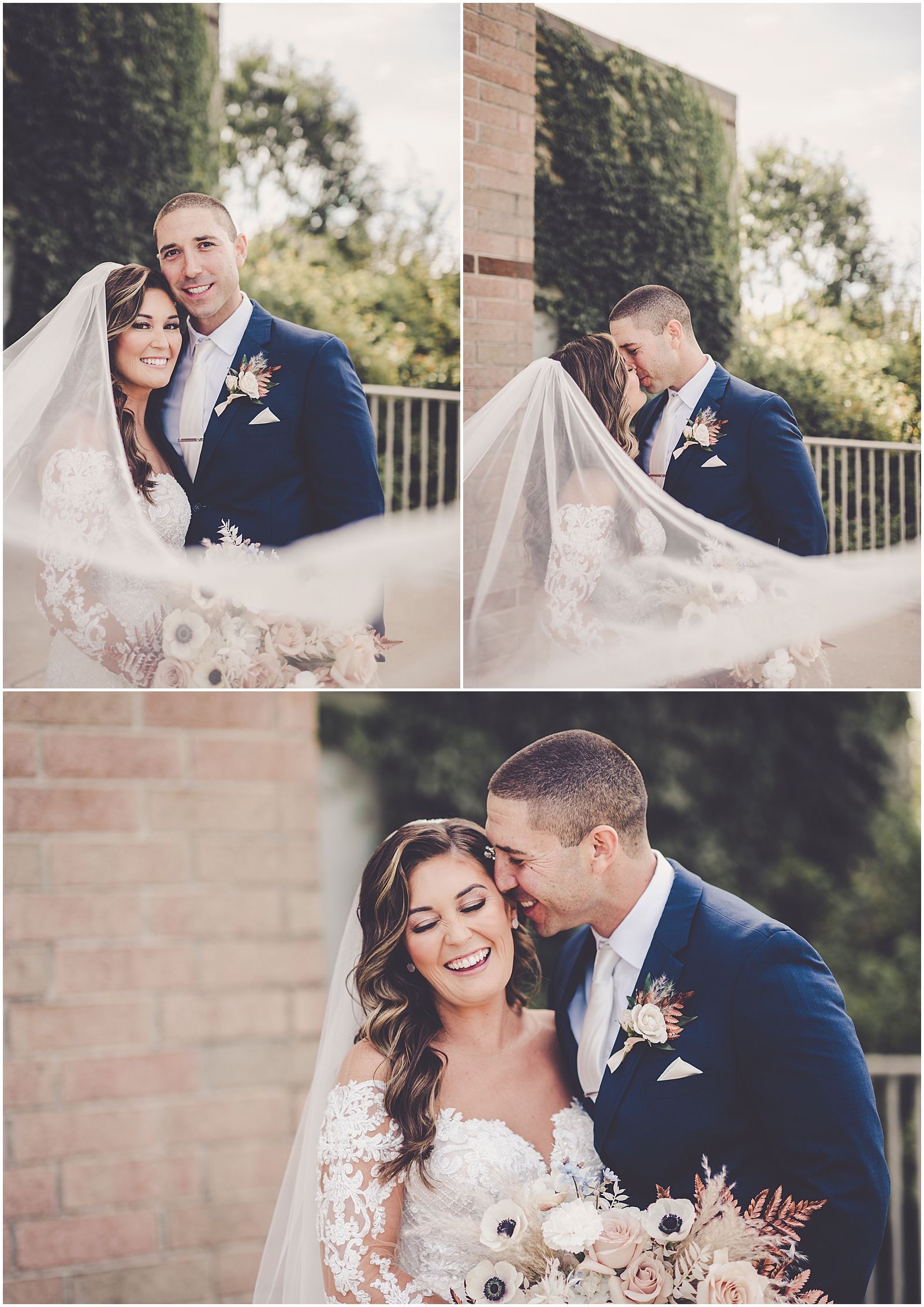 Romantic boho Eaglewood Resort & Spa wedding in Itasca, Illinois with Chicagoland wedding photographer Kara Evans Photographer.