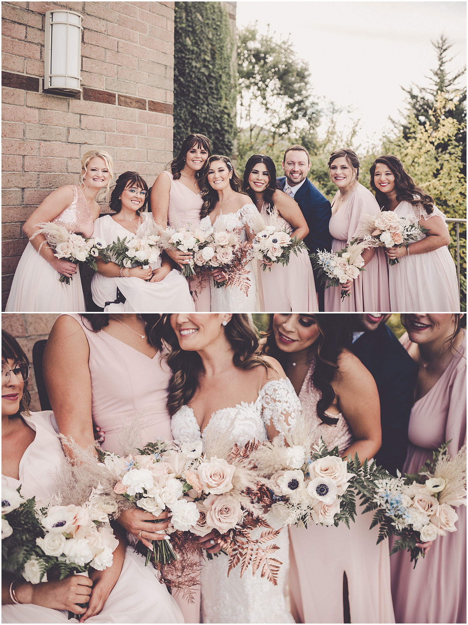 Romantic boho Eaglewood Resort & Spa wedding in Itasca, Illinois with Chicagoland wedding photographer Kara Evans Photographer.
