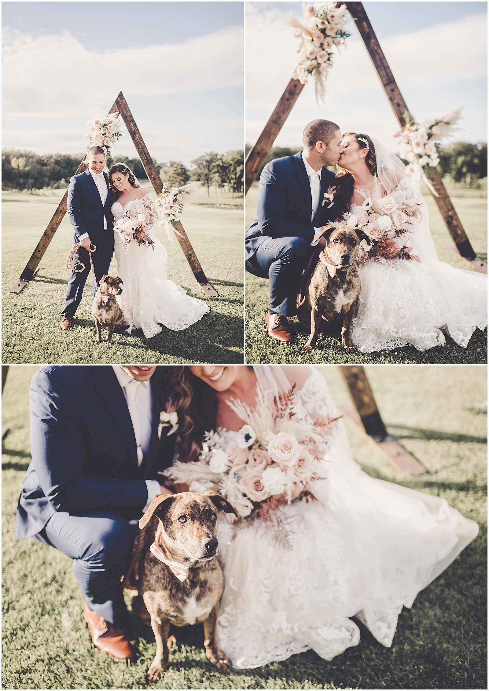 Romantic boho Eaglewood Resort & Spa wedding in Itasca, Illinois with Chicagoland wedding photographer Kara Evans Photographer.