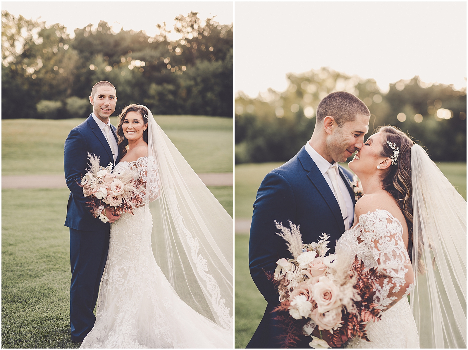 Romantic boho Eaglewood Resort & Spa wedding in Itasca, Illinois with Chicagoland wedding photographer Kara Evans Photographer.