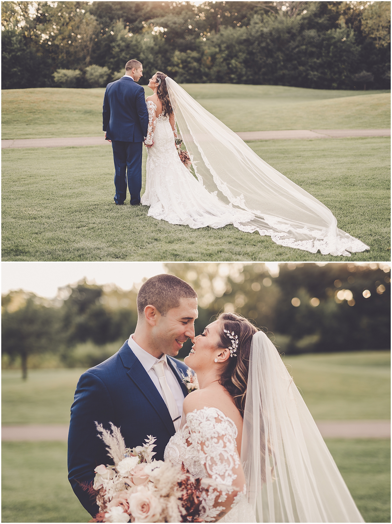 Romantic boho Eaglewood Resort & Spa wedding in Itasca, Illinois with Chicagoland wedding photographer Kara Evans Photographer.
