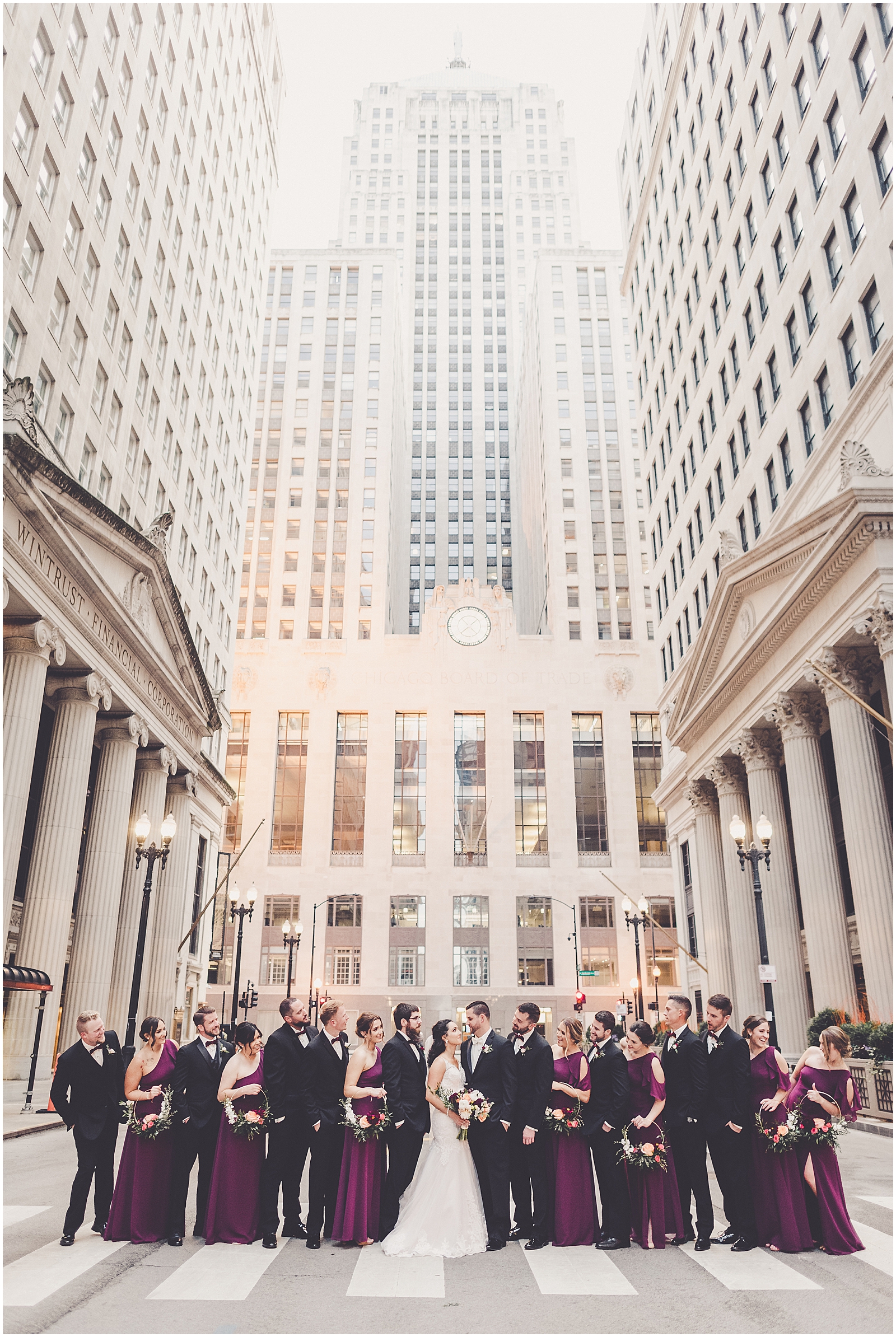 Julie and Paul's romantic Kimpton Gray wedding day in Chicago, Illinois with Chicagoland wedding photographer Kara Evans Photographer.