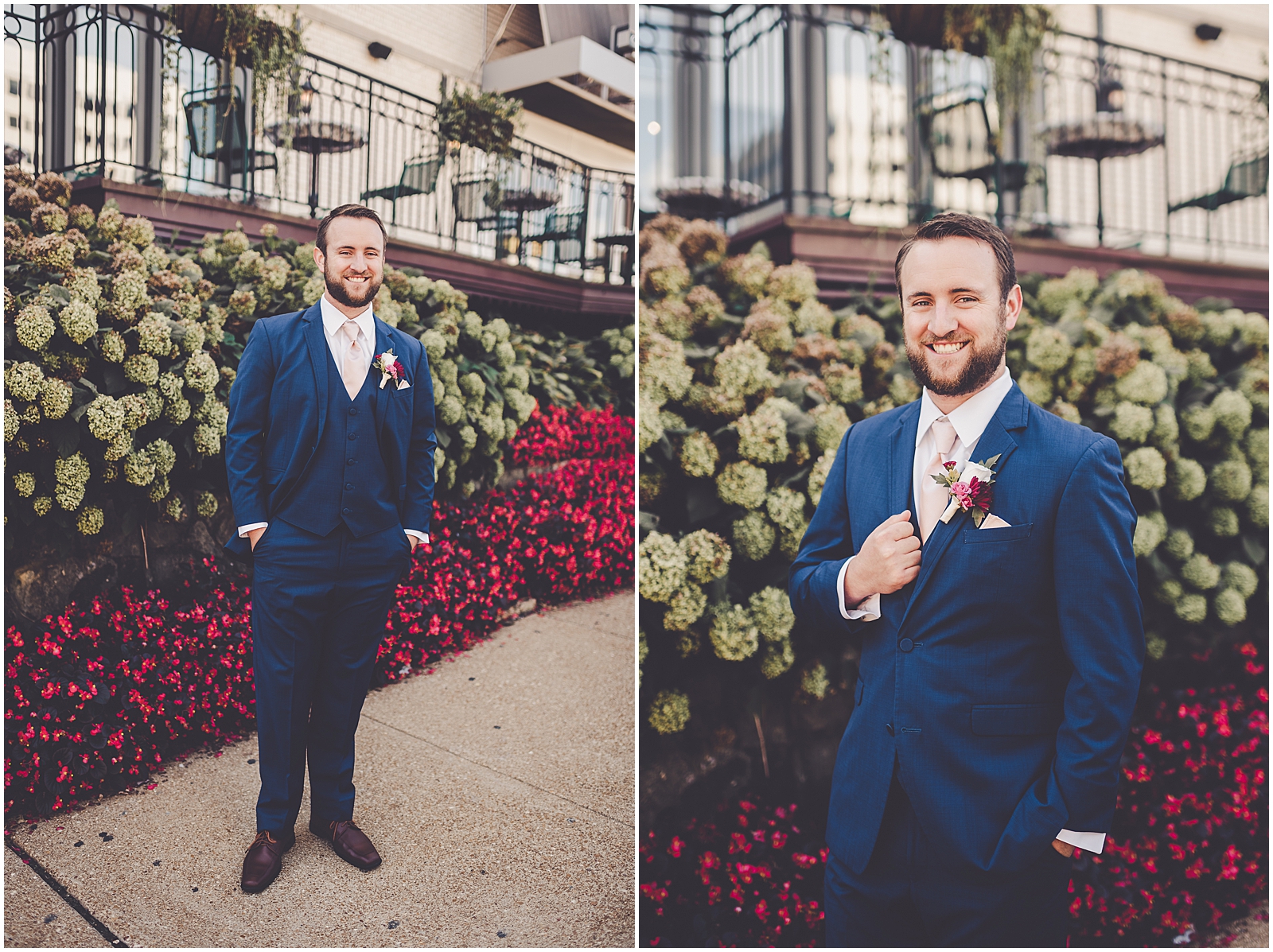 Catherine & Garrett's Anheuser-Busch and Clayton Plaza Hotel wedding in St. Louis with Chicagoland photographer Kara Evans Photographer.