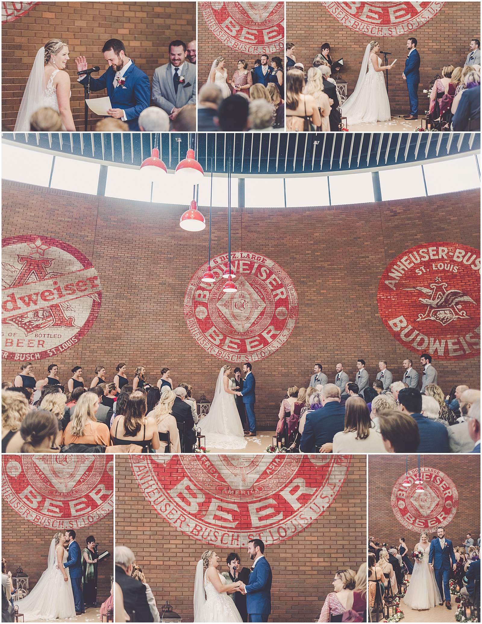 Catherine & Garrett's Anheuser-Busch and Clayton Plaza Hotel wedding in St. Louis with Chicagoland photographer Kara Evans Photographer.