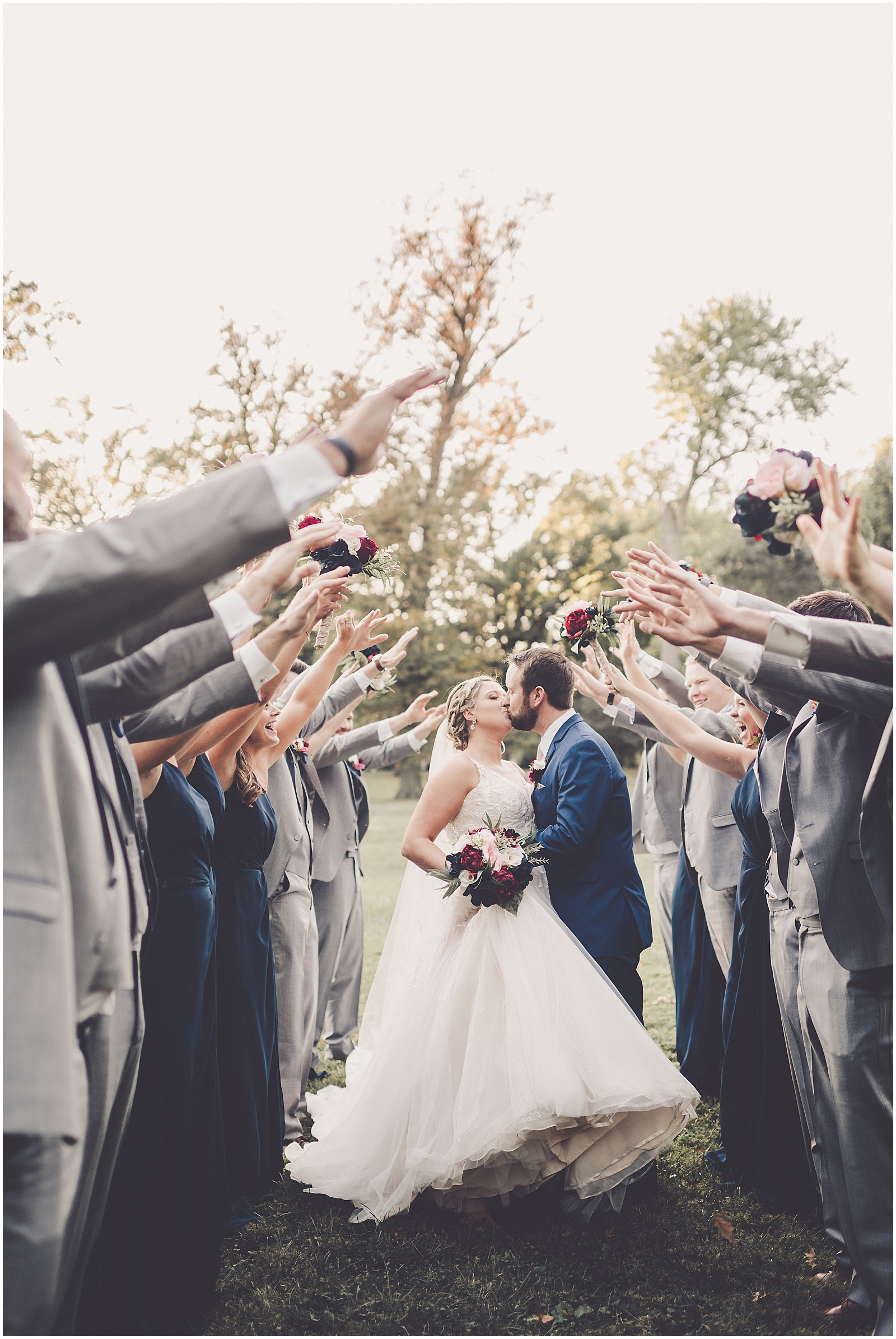 Catherine & Garrett's Anheuser-Busch and Clayton Plaza Hotel wedding in St. Louis with Chicagoland photographer Kara Evans Photographer.